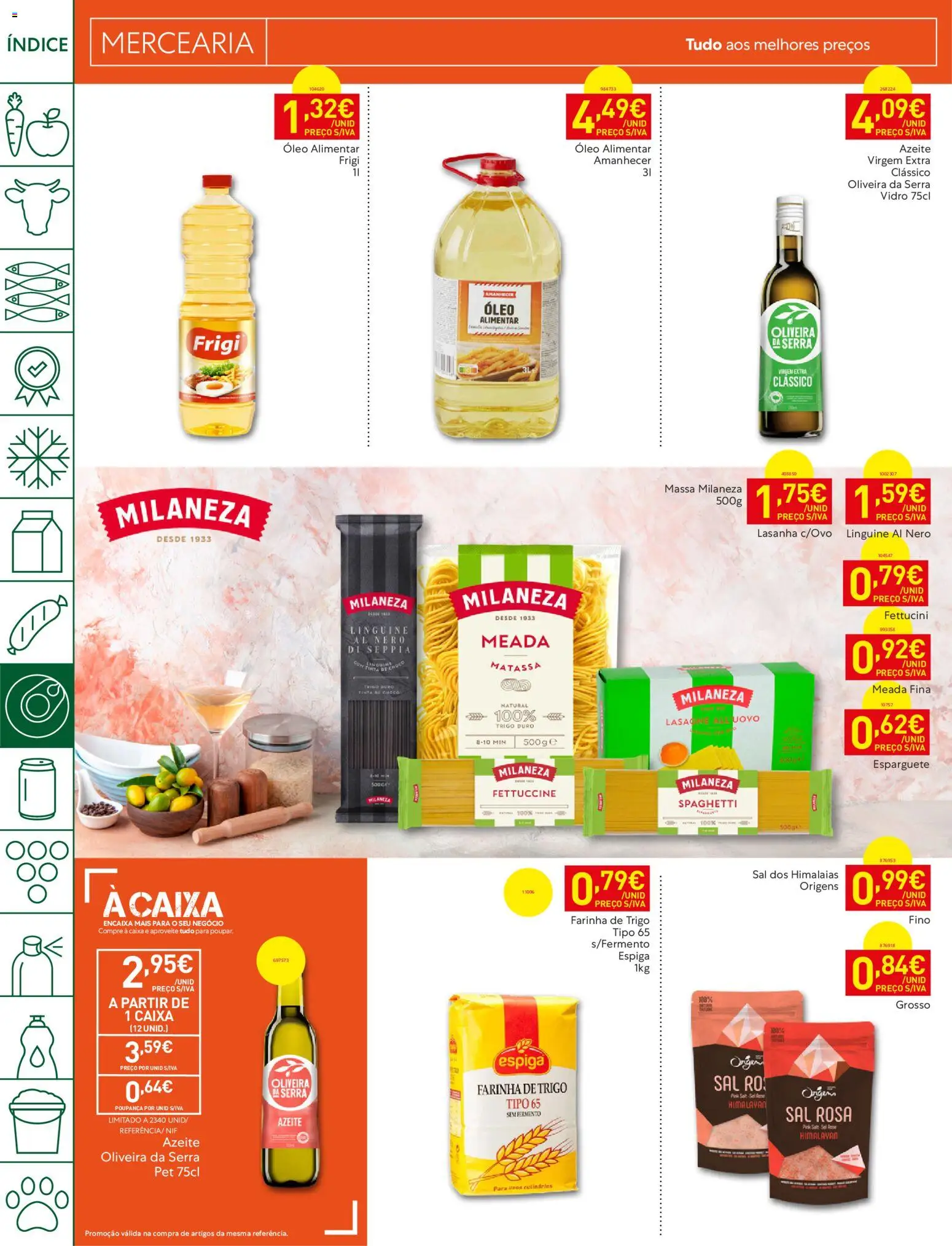 Recheio folheto │ válido de 18/08/2026 | Página: 14 | Produtos: Mercearia, Óleo, Massa, Farinha