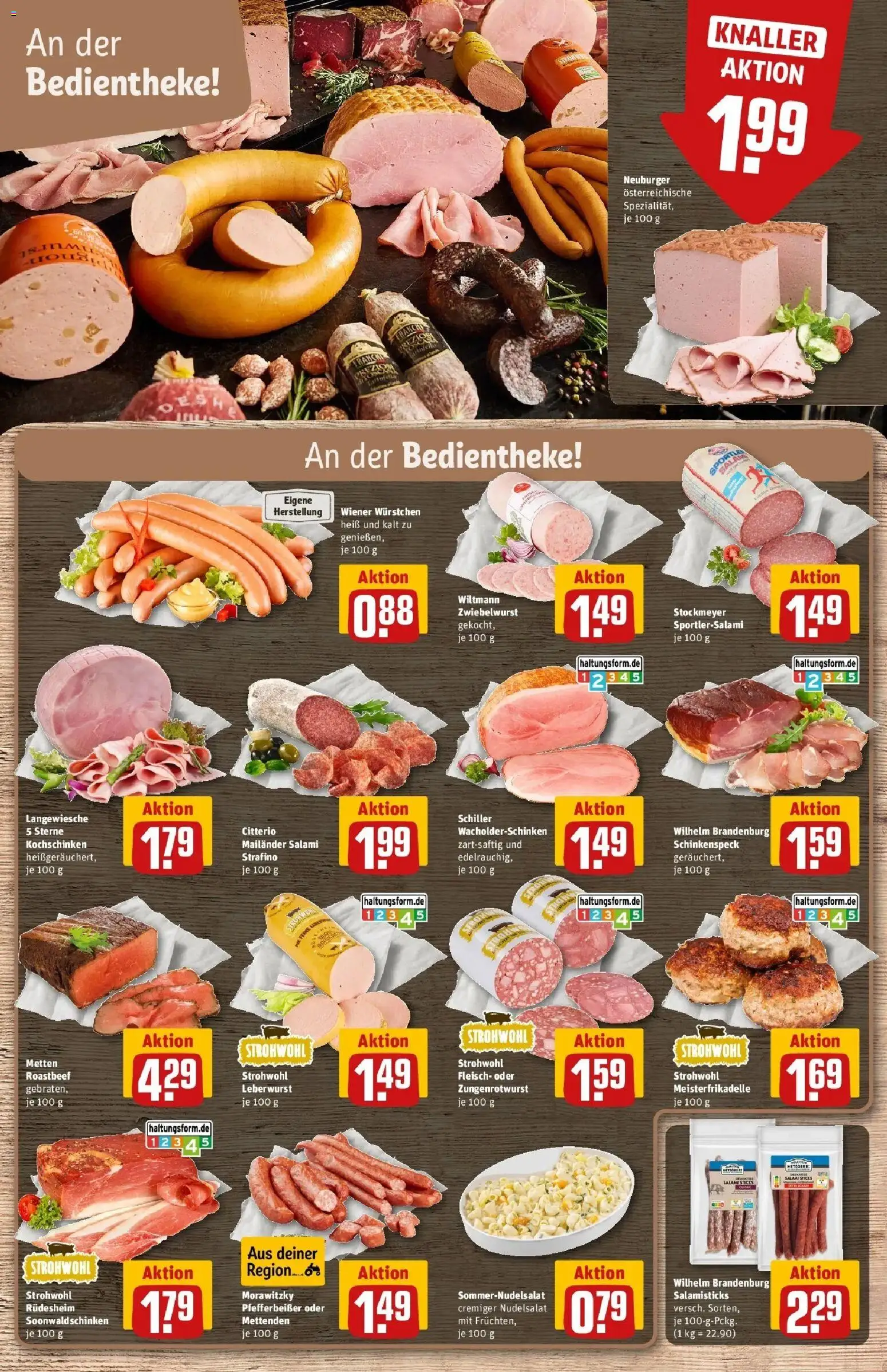 Rewe Prospekt Bonn / Beuel – gültig ab 27.07.2026 | Seite: 10 | Produkte: Wiener wurstchen, Roastbeef, Fleisch, Morawitzky