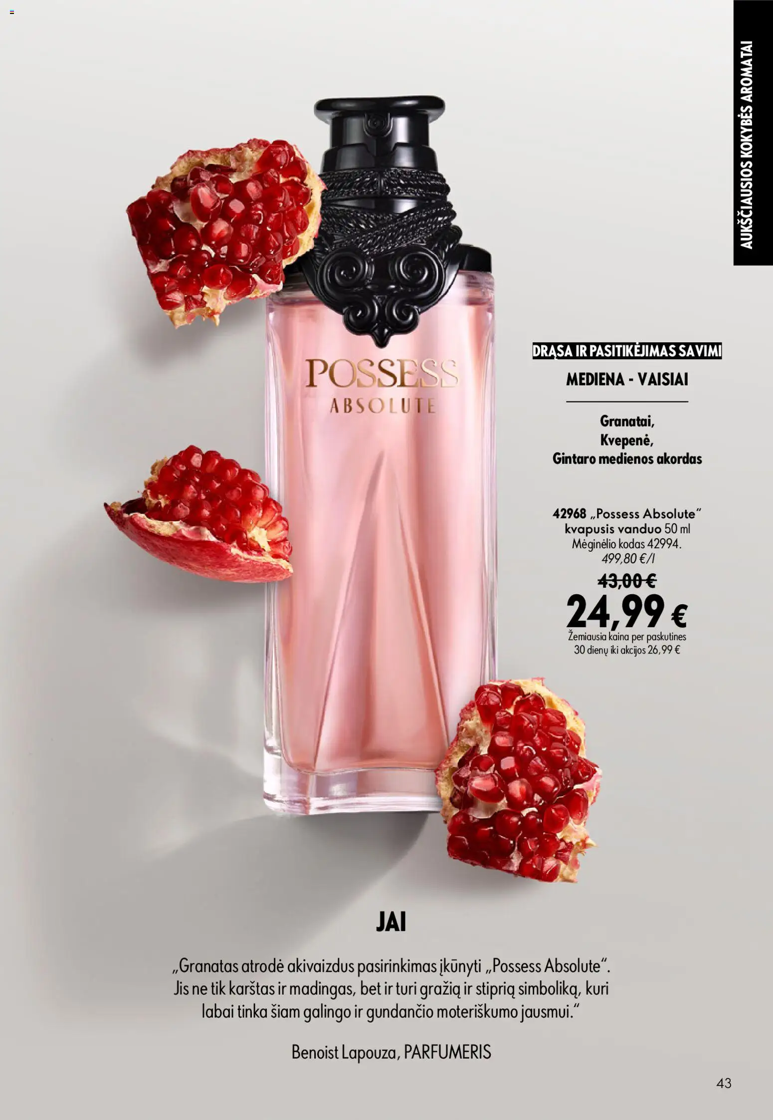 Oriflame akcijos nuo 24.06.2026 | Puslapis: 43 | Prekių: Kvapusis vanduo