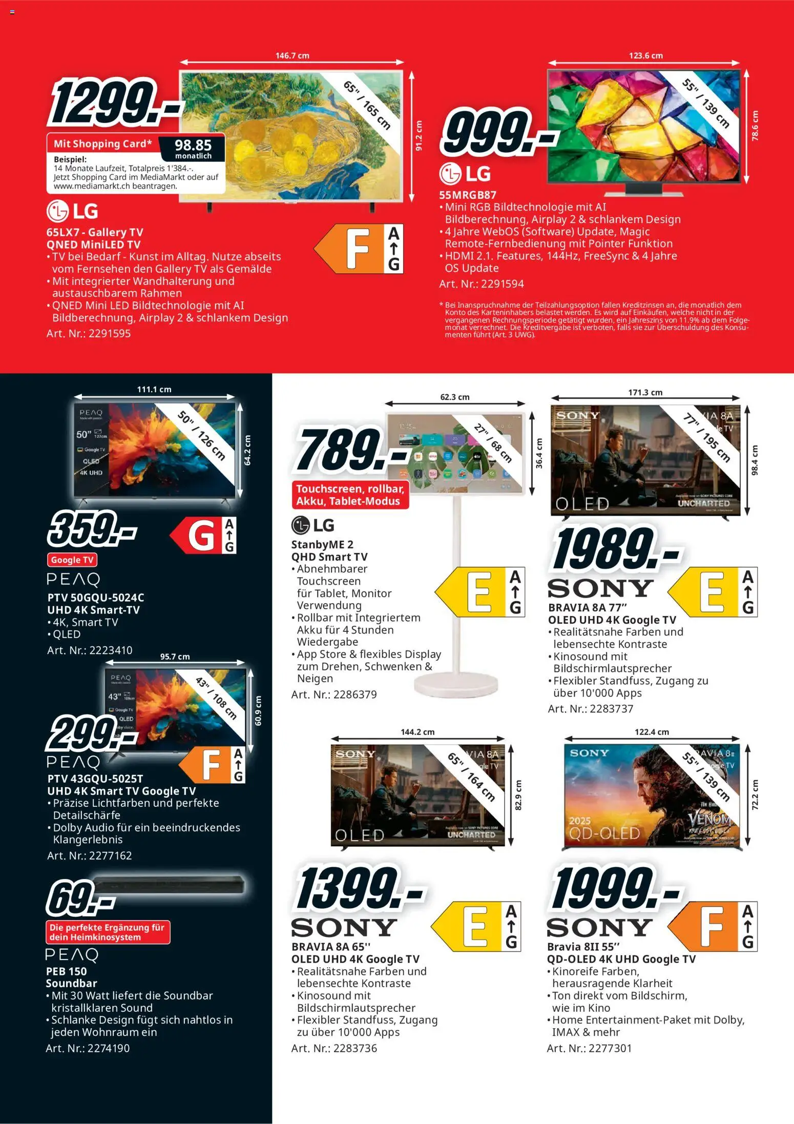 Media Markt aktionen – gültig ab 23.08.2026 | Seite: 4 | Produkte: Audio, Monitor, Fernsehen, Sony