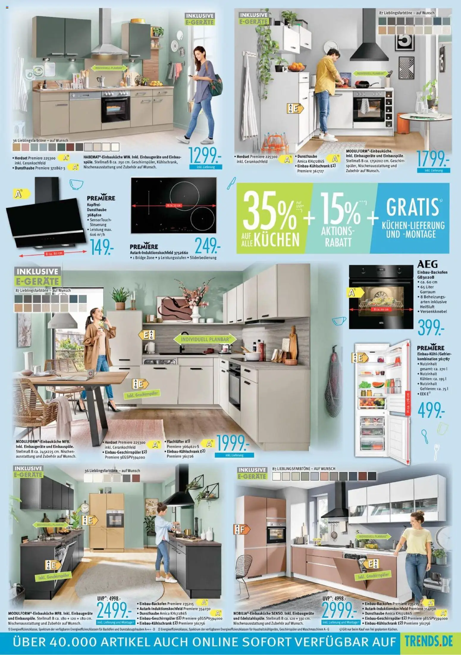 Trends Prospekt – gültig ab 19.09.2026 | Seite: 7 | Produkte: Geschirrspüler, Backofen, Kuchen
