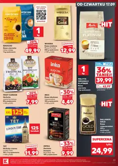 Pogląd oferty "DALLMAYR GOLD Kawa rozpuszczalna, Kawa rozpuszczalna 200 g opakowanie" - ważna od 17.09.2026 | Strona: 37