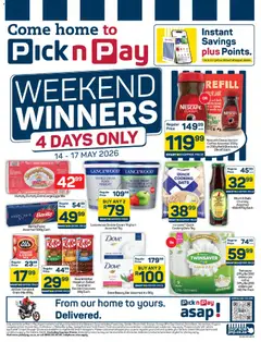Pick n Pay specials catalogue – valid from 14.05.2026