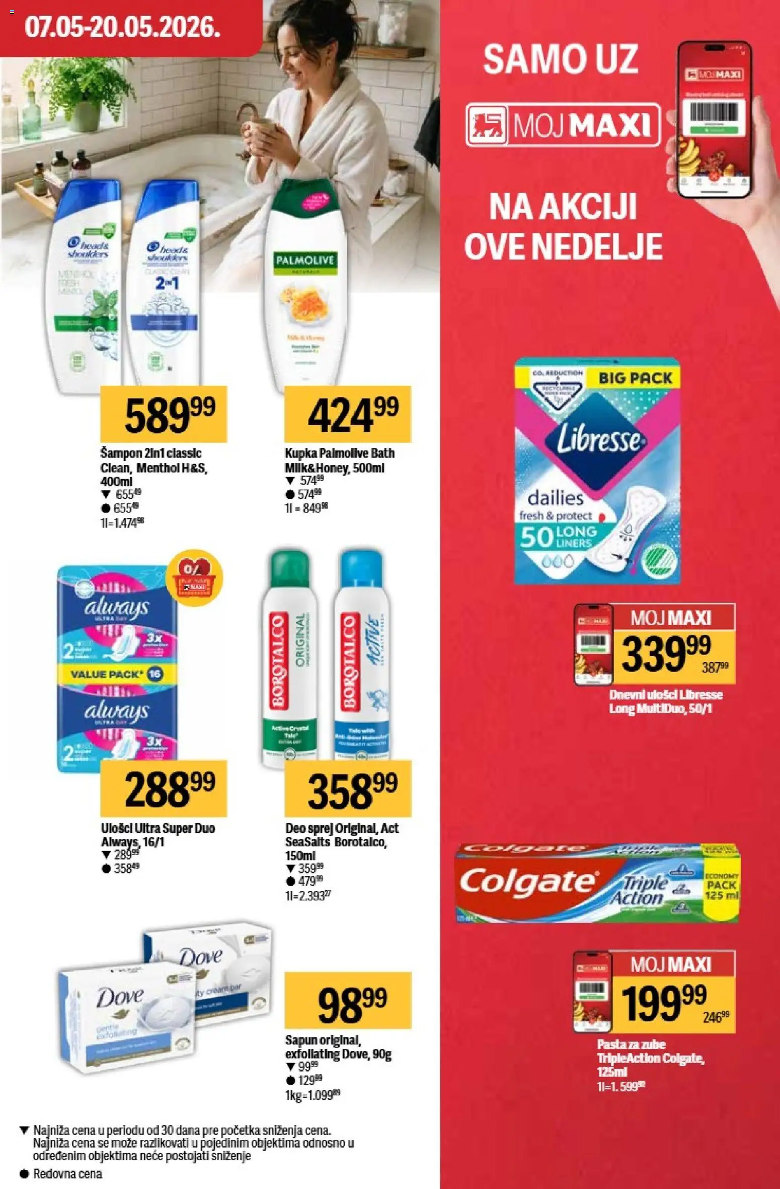 Maxi katalog - važi od 07.05.2026 | Strana: 33 | Proizvode: Colgate, Šampon, Sapun, Pasta za zube