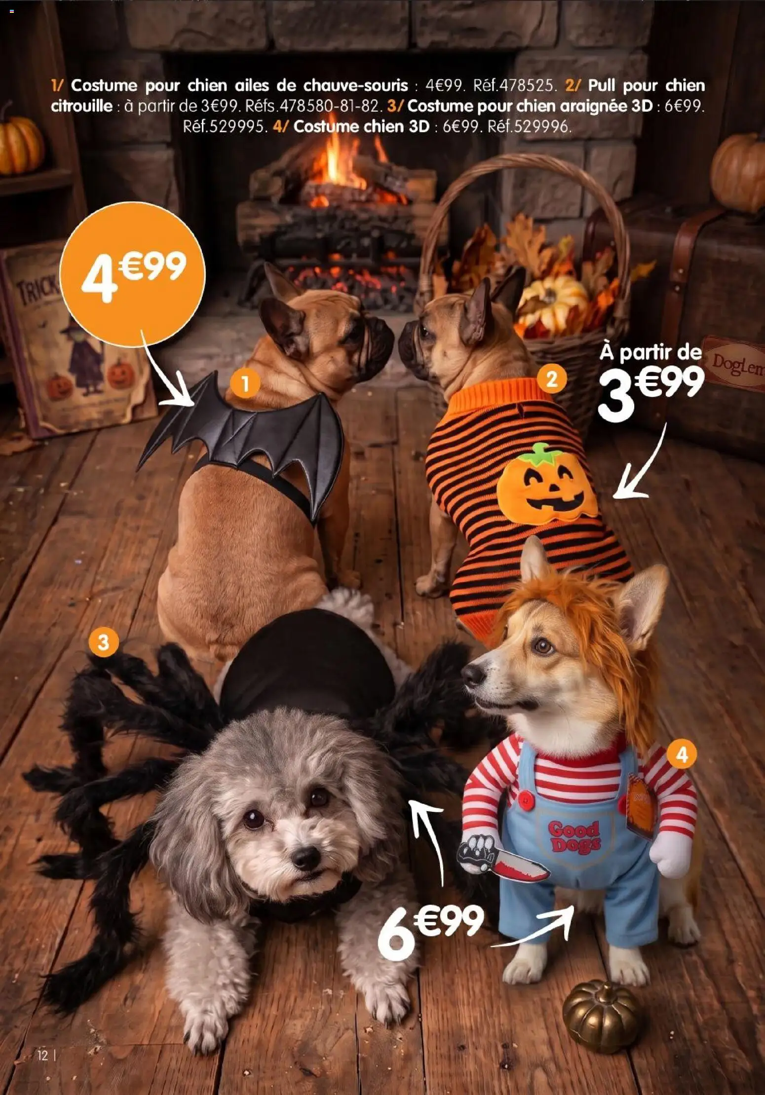 {H1} | Page: 12 | Produits: Citrouille, Pull pour chien, Pull, Costume