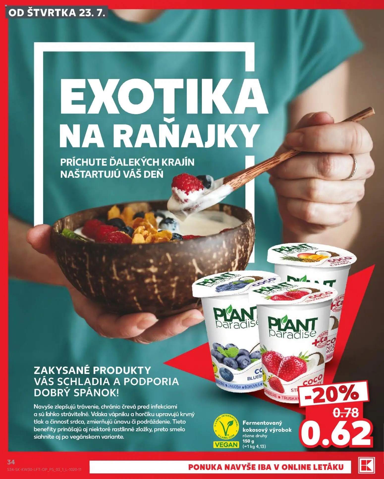 Nové Kaufland akcie – leták je platný od 23.07.2026 | Strana: 34