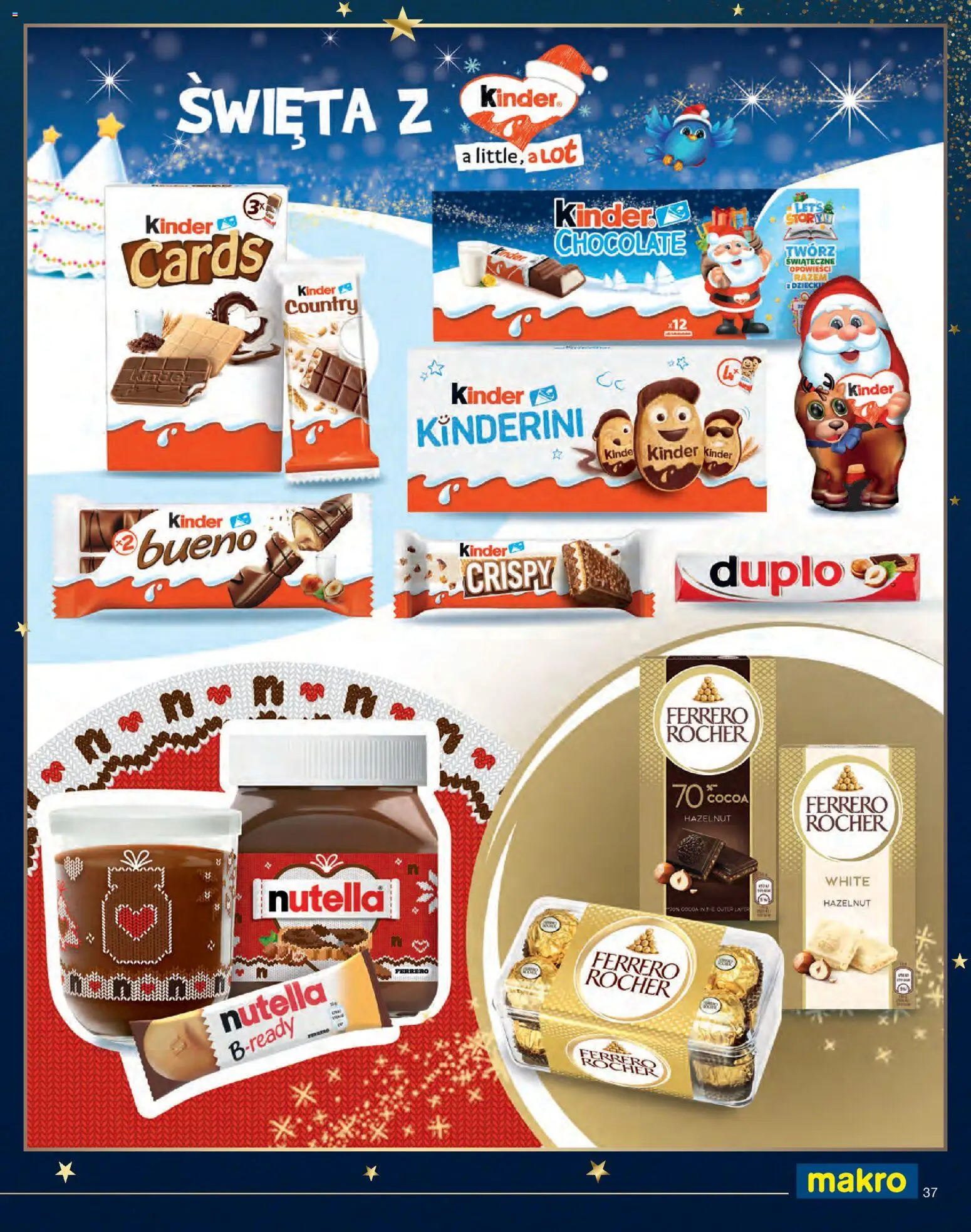 Makro gazetka - Świat prezentów od 01.11.2026 | Strona: 37 | Produkty: Nutella, Duplo, Ferrero rocher