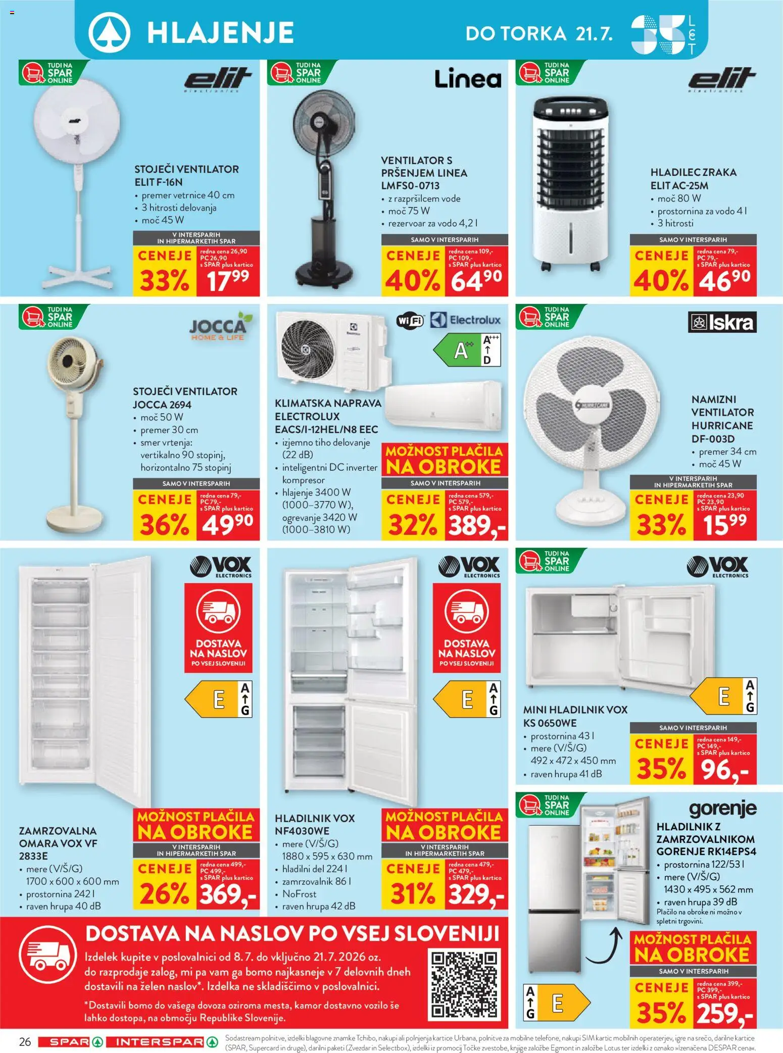 Novi Spar katalog ponudbe – veljaven od 08.07.2026 | Stran: 34