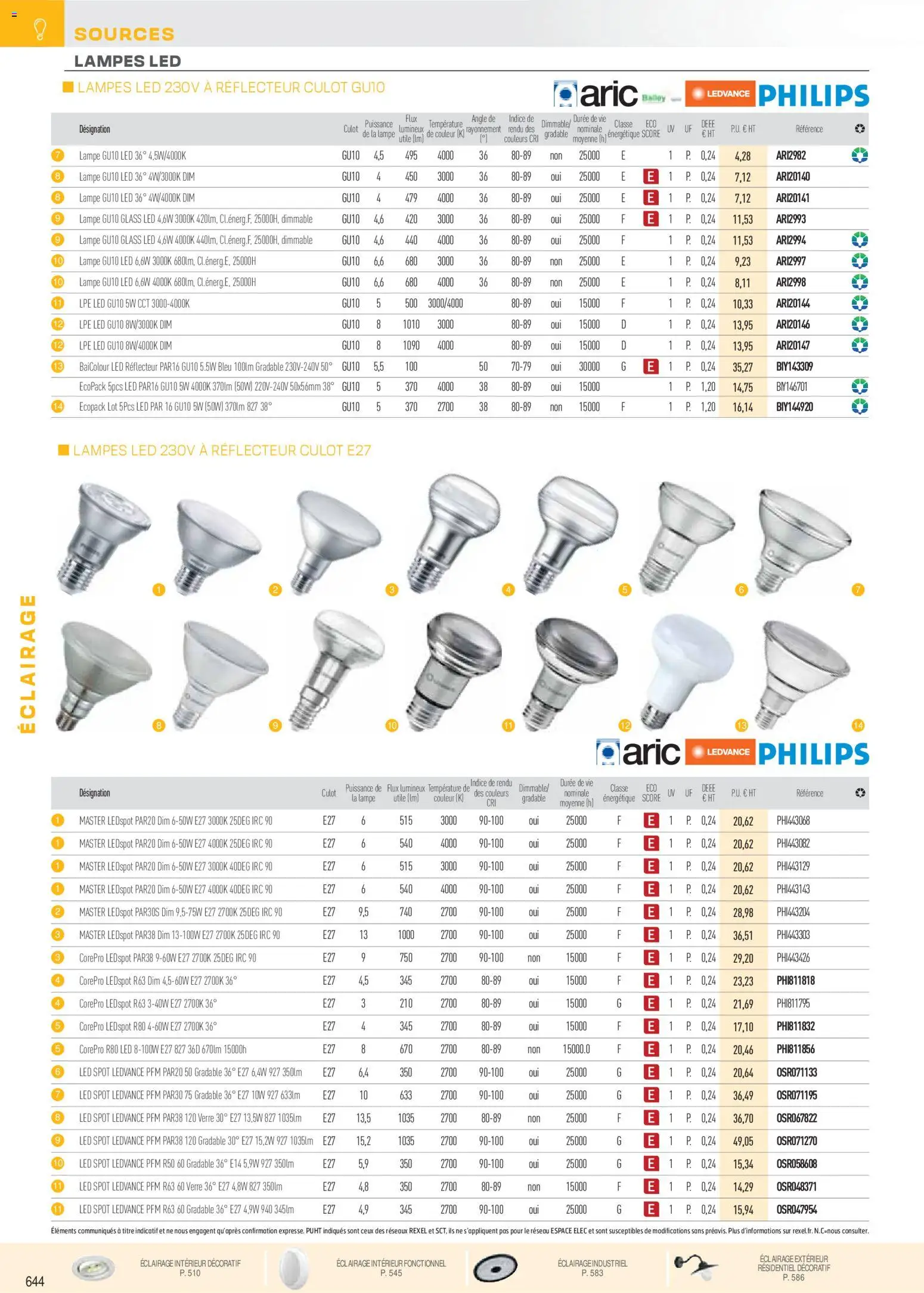 {H1} | Page: 136 | Produits: Éclairage, Lampe