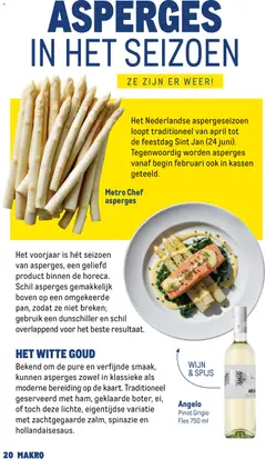 Makro folder - Horeca Magazine - Voorbeeld van een folder van Makro, geldig van 20-04-2026 | Pagina: 20 | Producten: Spinazie, Wijn, Fles, Dunschiller
