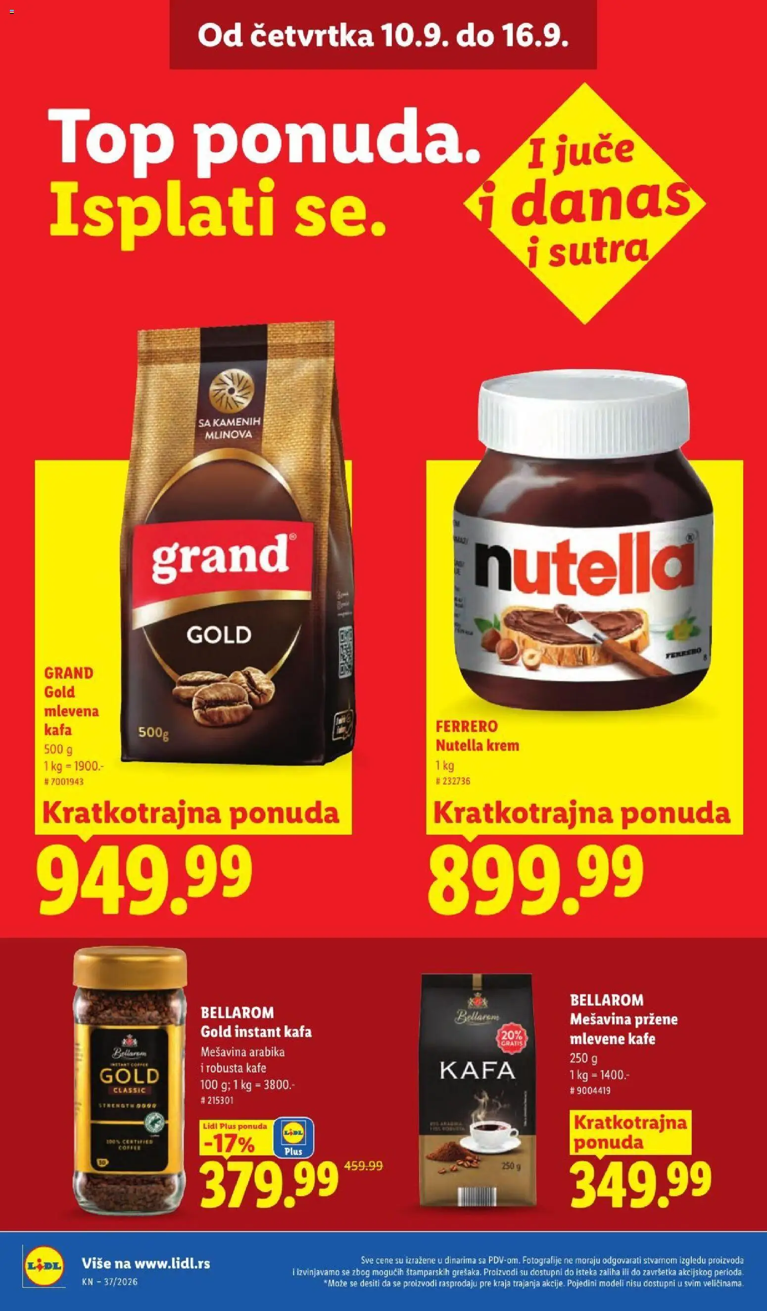 Lidl katalog - važi od 10.09.2026 | Strana: 32
