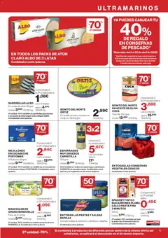Vista previa Supercor Península y Baleares válido desde el 23.04.2026 | Página: 15 | Productos: Νερό καρύδας, Pasta, Aceite de oliva, Atún claro