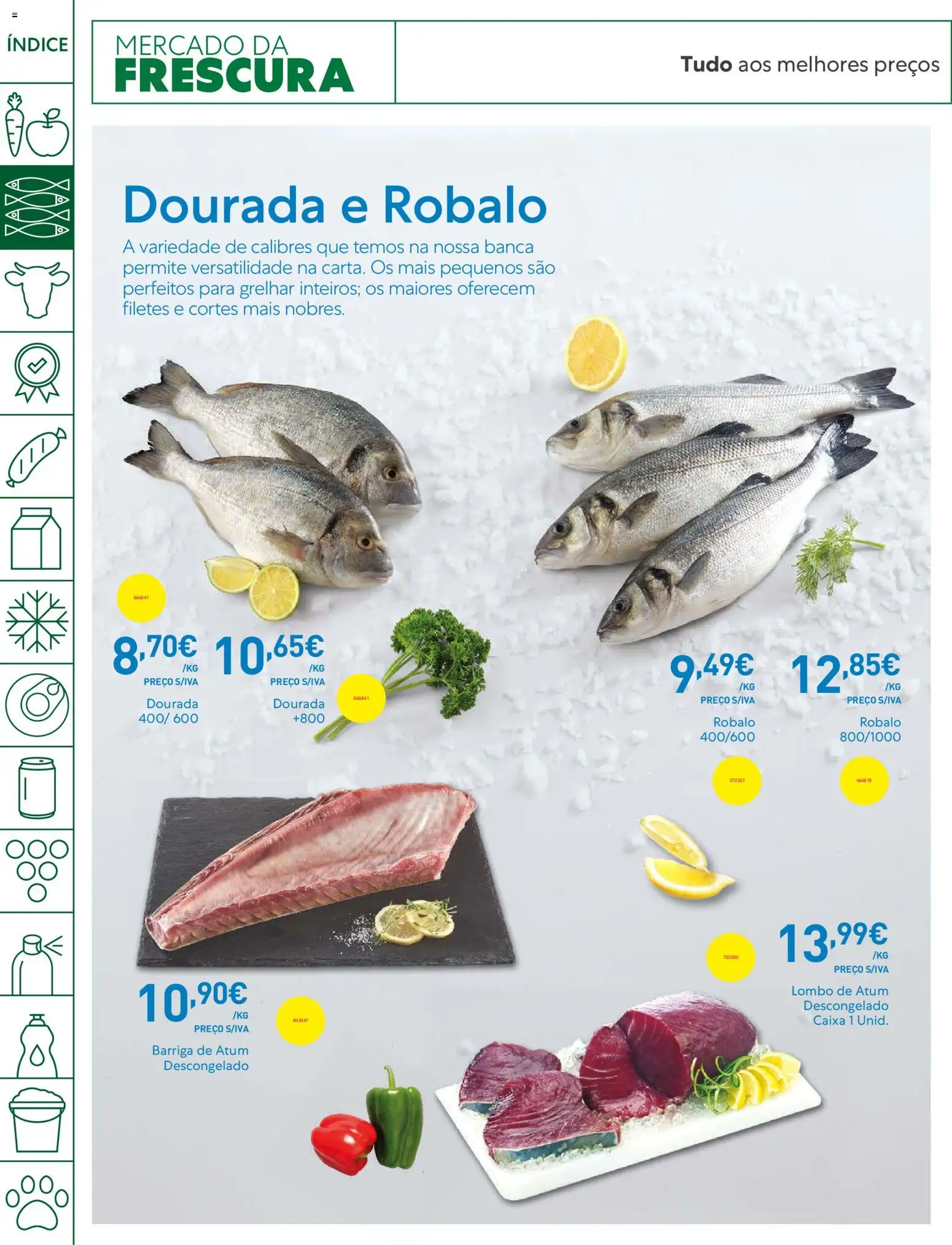 Recheio Folheto Madeira │ válido de 19.05.2026 | Página: 4 | Produtos: Dourada, Atum, Caixa, Lombo