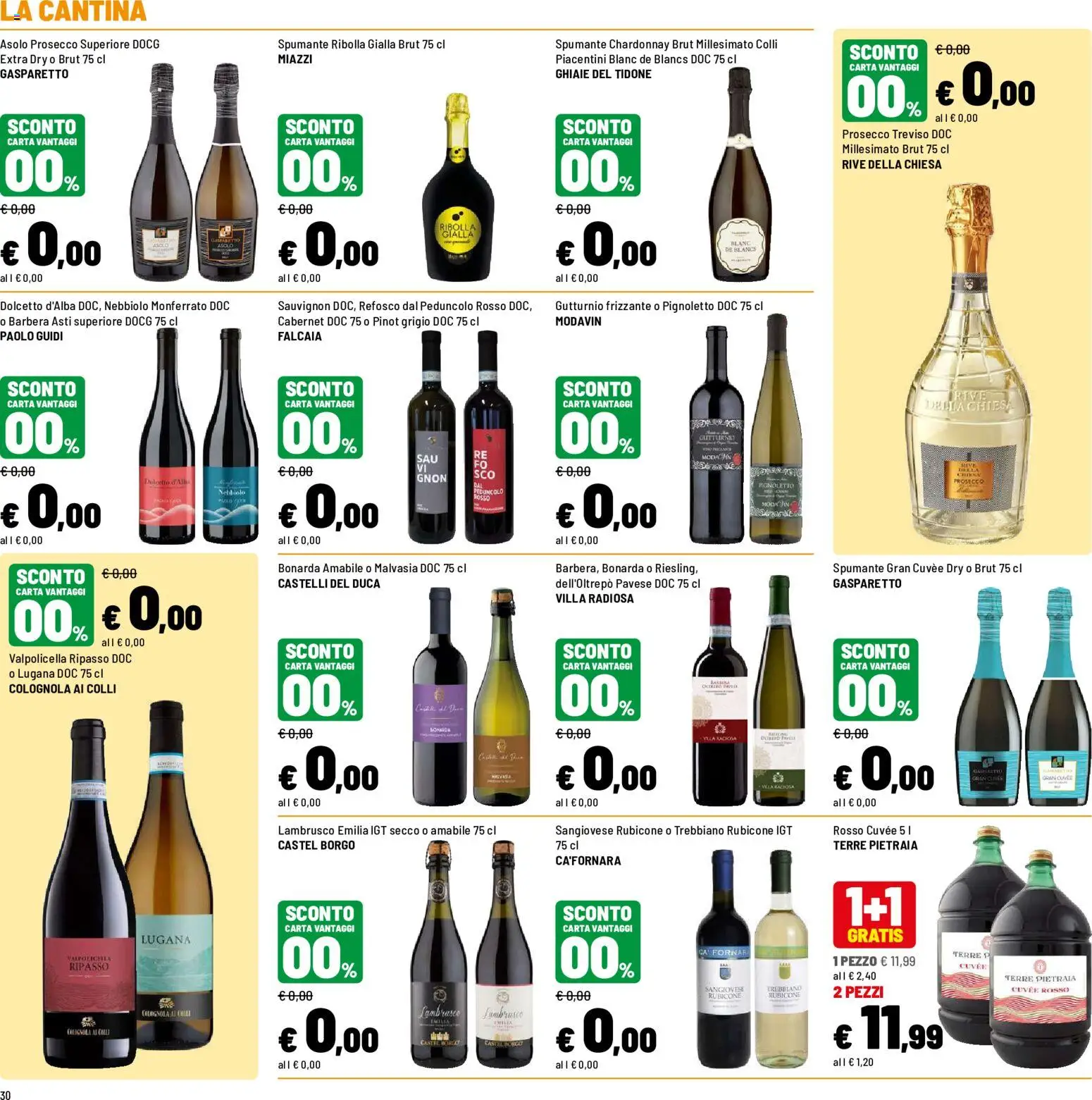 Volantino Iper del 01/10/2026 | Pagina: 30 | Prodotti: Prosecco, Spumante, Lambrusco