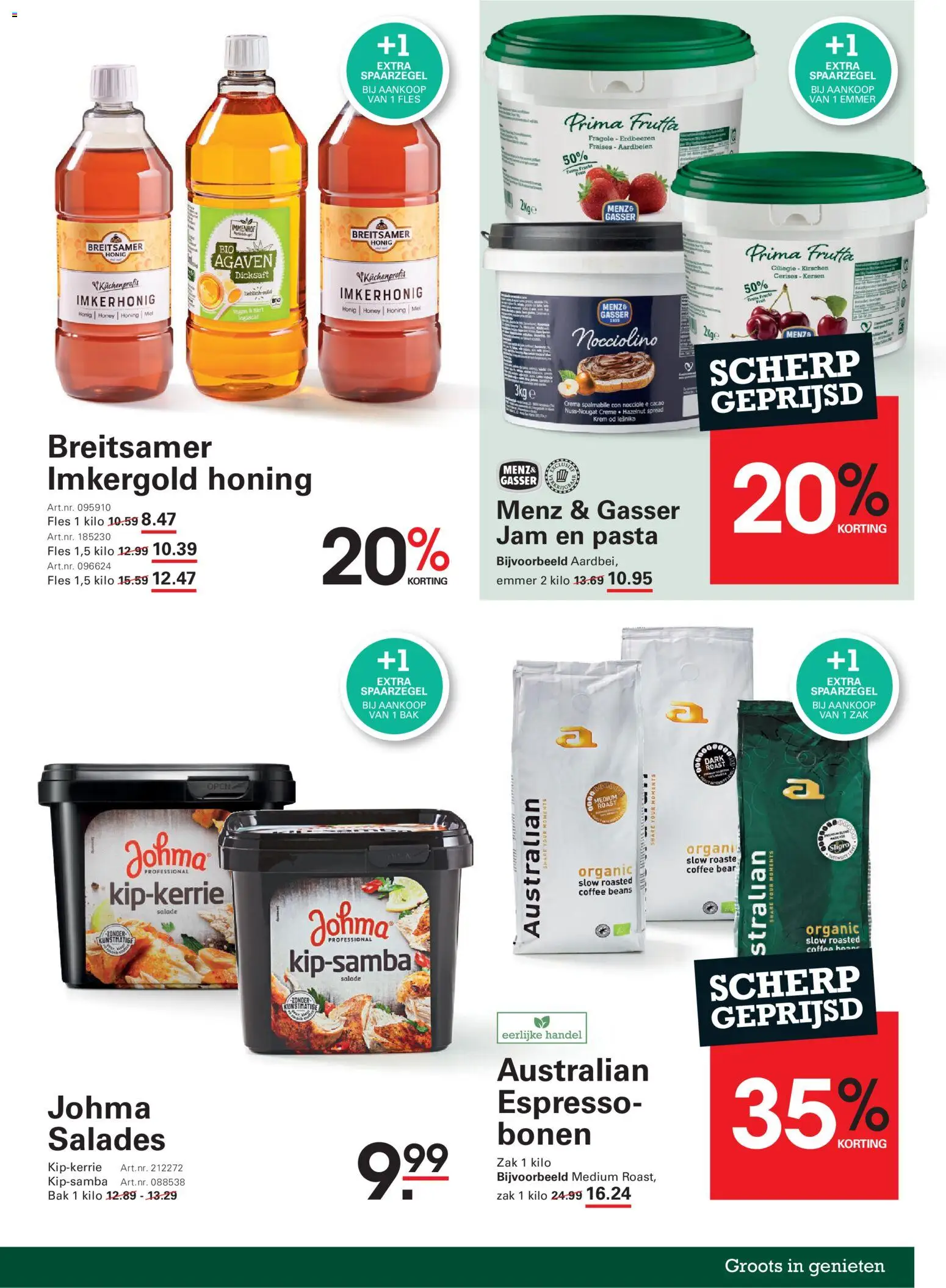 {H1} | Pagina: 7 | Producten: Aardbeien, Salade, Salades, Fruit