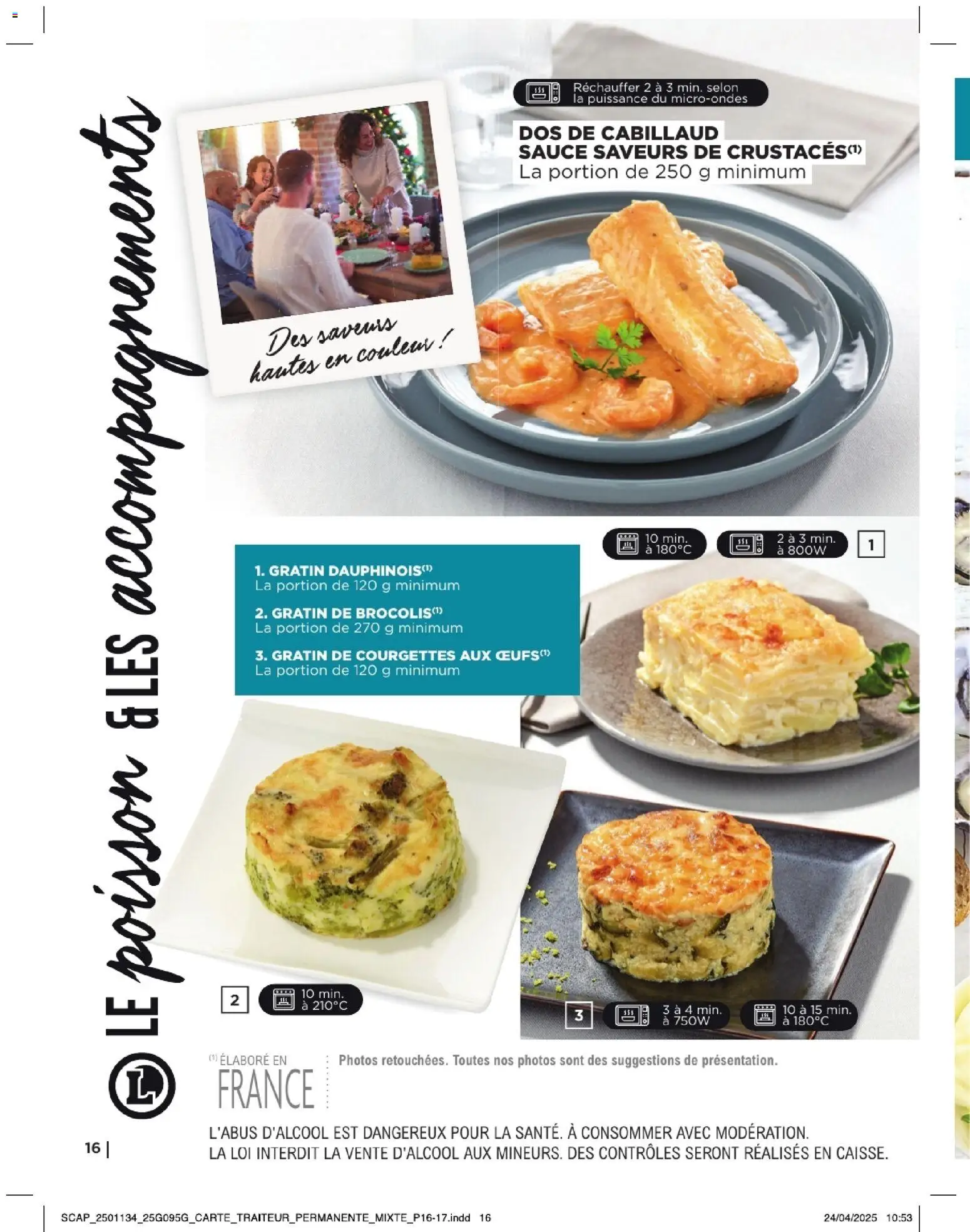 {H1} | Page: 16 | Produits: Œufs, Dos de cabillaud, Poisson