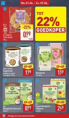 Aldi folder week 23 - Voorbeeld van een folder van Aldi, geldig van 01.06.2026 | Pagina: 8 | Producten: Brood, Málnaecet, Komijn, Banaan