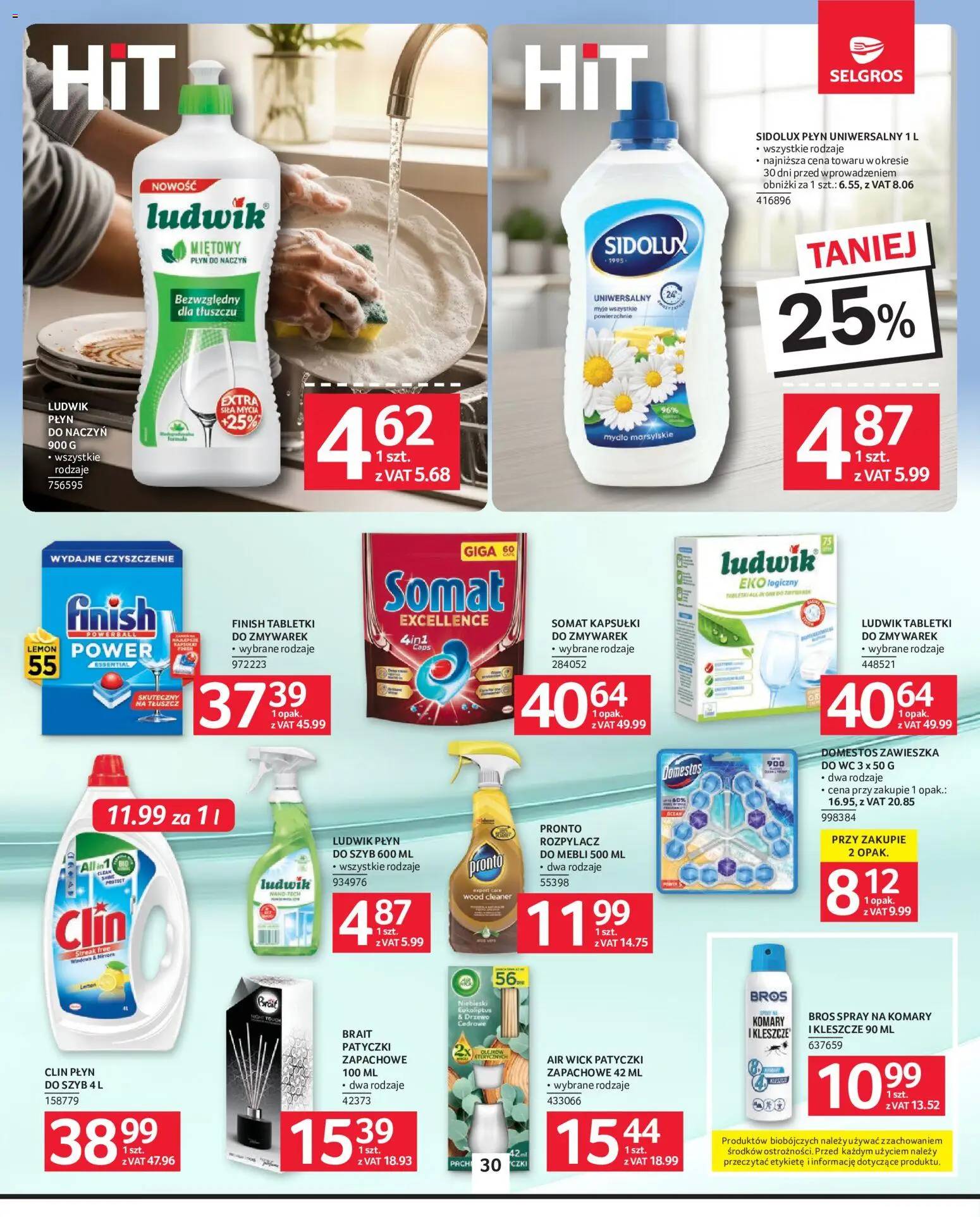 Selgros cash&carry gazetka od 21.05.2026 | Strona: 26 | Produkty: Cleaner, Domestos, Mydło, Finish