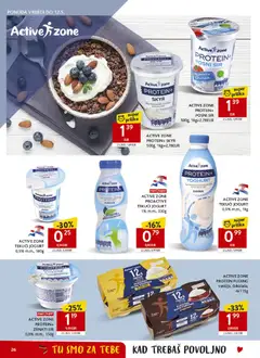 ACTIVE ZONE PROTEIN PUDING vanilija, čokolada, Protein pudding vanilija, čokolada, 4x115g - Pregled kataloga iz trgovine Konzum, vrijedi od 06.05.2026 | Stranica: 26 | Proizvodi: Protein puding, Sir, Jogurt, Čokolada
