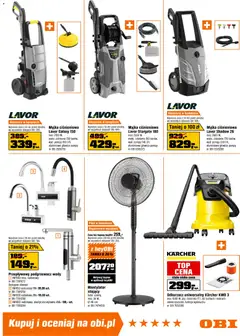 Pogląd oferty "OBI gazetka" - ważna od 20.05.2026 | Strona: 9 | Produkty: Odkurzacz, Wentylator