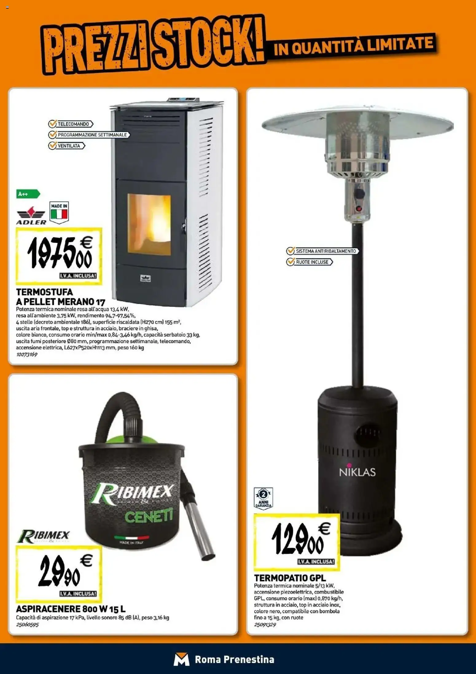 Nuovo TECNOMAT catalogo Roma dal 24/09/2026 > offerte anteprima 🛍️ | Pagina: 9 | Prodotti: Pellet, Telecomando, Top, Aspiracenere