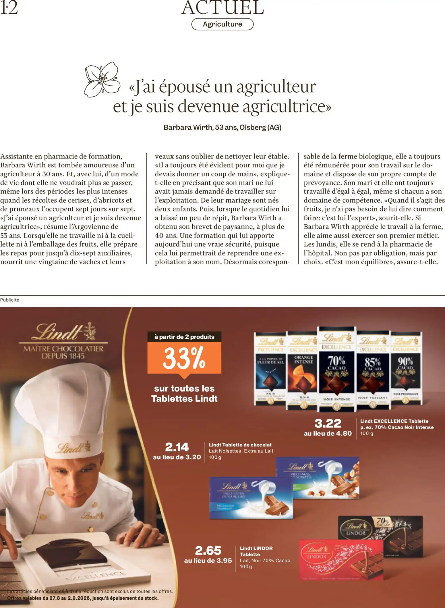 Migros aktionen Magazine FR – gültig ab 26.08.2026 | Seite: 12