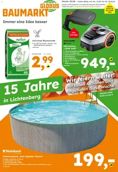 Globus Baumarkt Prospekt ab 15.06.2026 gültig