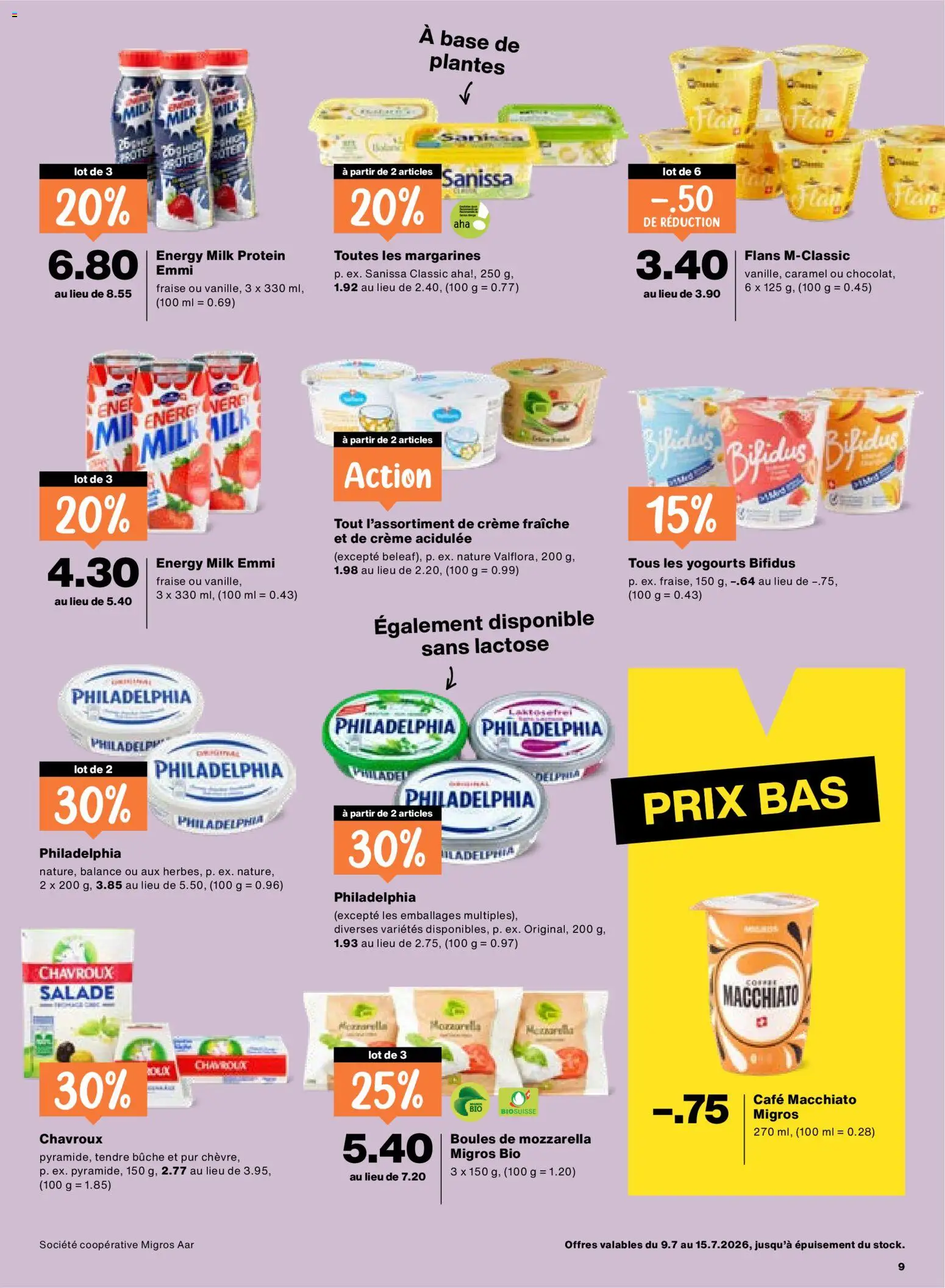 Migros aktionen FR – gültig ab 09.07.2026 | Seite: 9