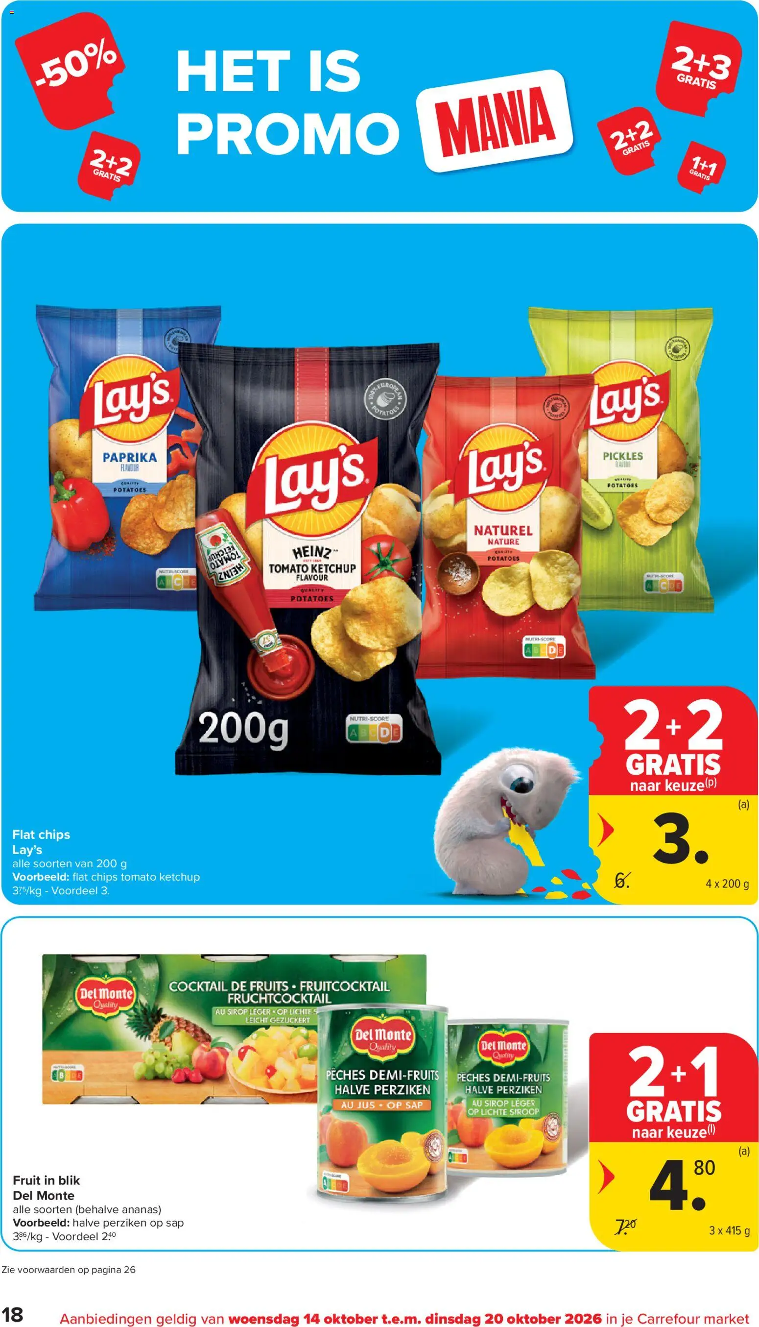 {H1} | Pagina: 18 | Producten: Sap, Fruit, Fruit in blik, Siroop