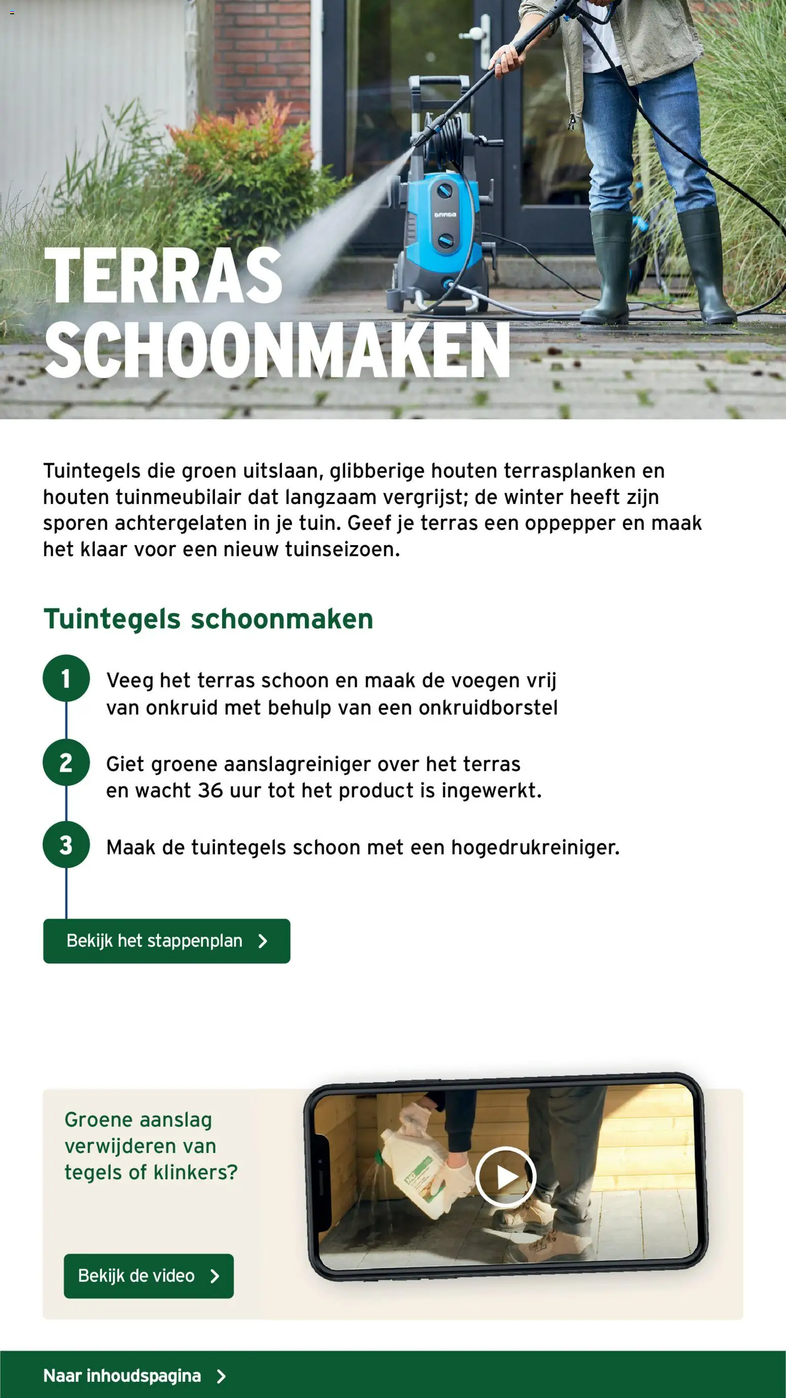 {H1} | Pagina: 61 | Producten: Video, Tuinmeubilair