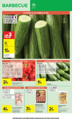 Carrefour - Prévisualisation de Carrefour catalogue valide à partir de 12.05.2026 | Page: 12 | Produits: Chorizo, Courgette, Grill, Volaille