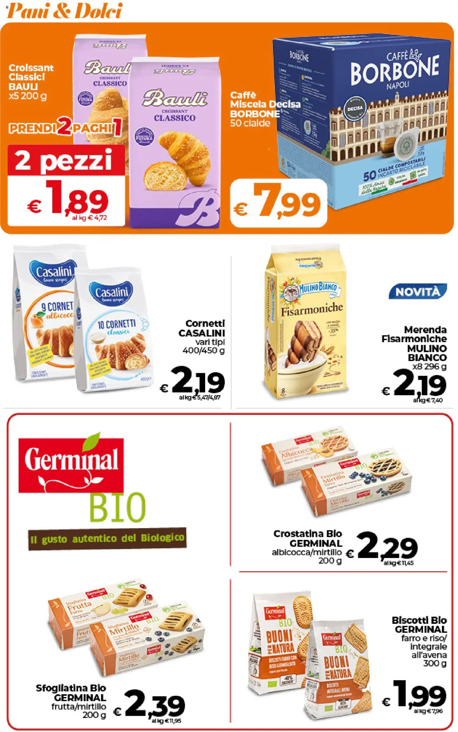 Volantino Ipercoop del 09.06.2026 | Pagina: 37 | Prodotti: Caffè, Biscotti, Croissant, Farro
