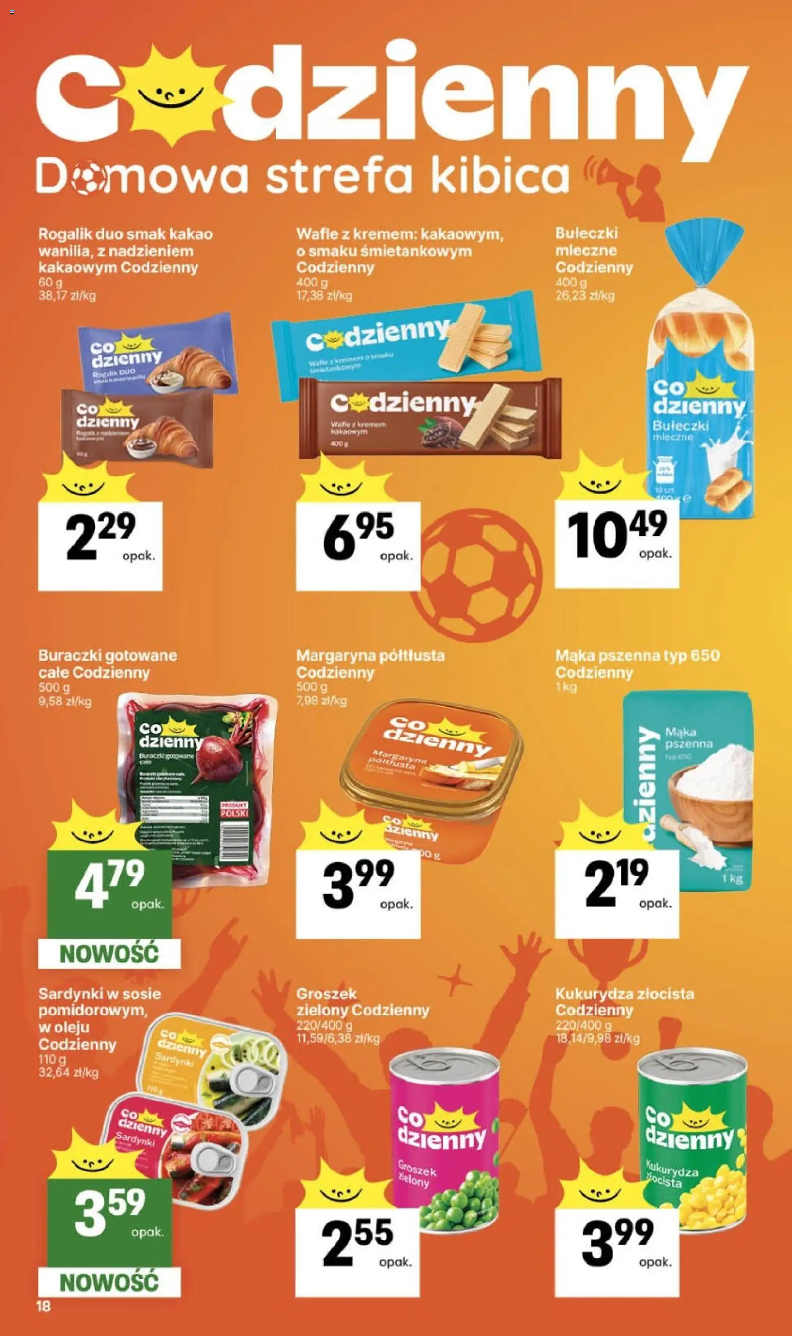 Delikatesy Centrum gazetka - Sklepy Własne od 11.06.2026 | Strona: 18 | Produkty: Groszek, Wafle, Kakao, Kukurydza
