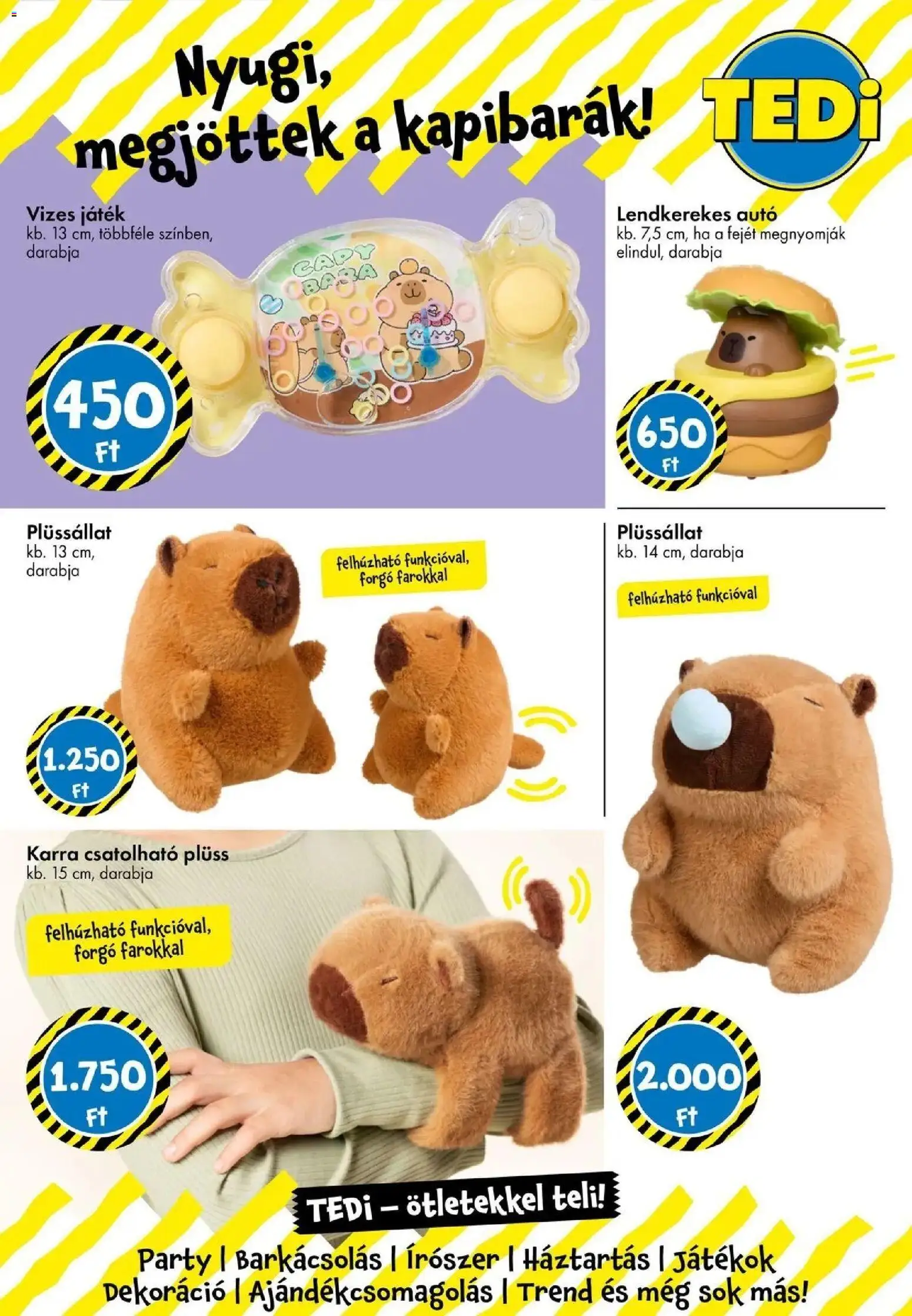 TEDi akciós újság Mezőkövesd - 2026.08.21. -tól/töl > akció, lapozható szórólap 🛍️ | Oldal: 18 | Termékek: Játék, Játékok, Baba, Dekoráció