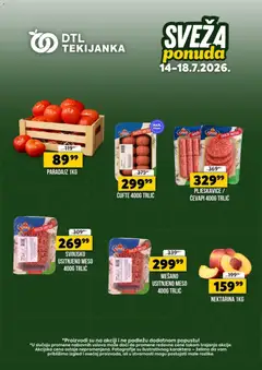 Tekijanka katalog Sveža  ponuda - pregled Tekijanka kataloga - važi od 14.07.2026
