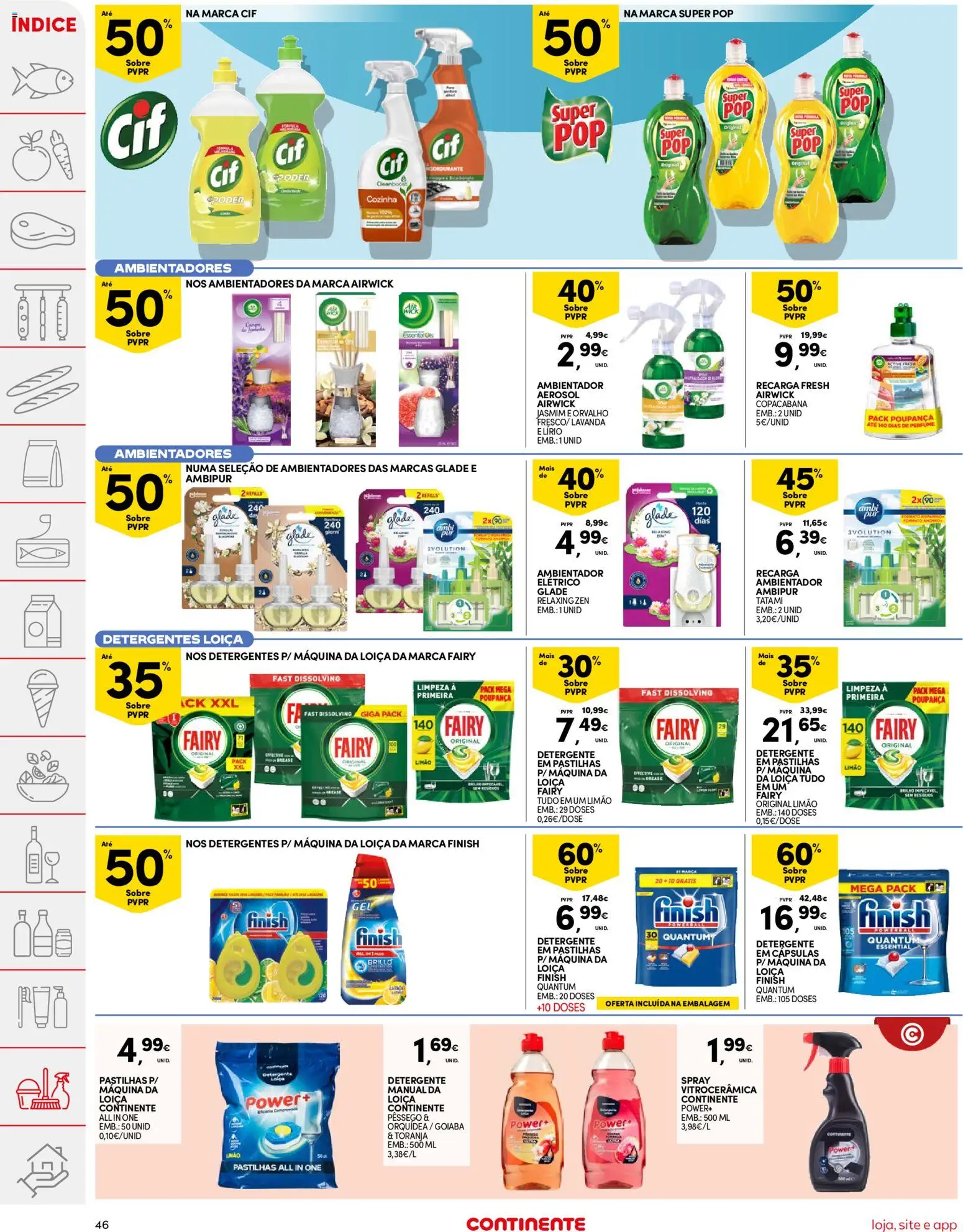 Continente folheto │ válido de 20/10/2026 | Página: 48 | Produtos: Pó, Orquídea, Detergente, Cápsulas