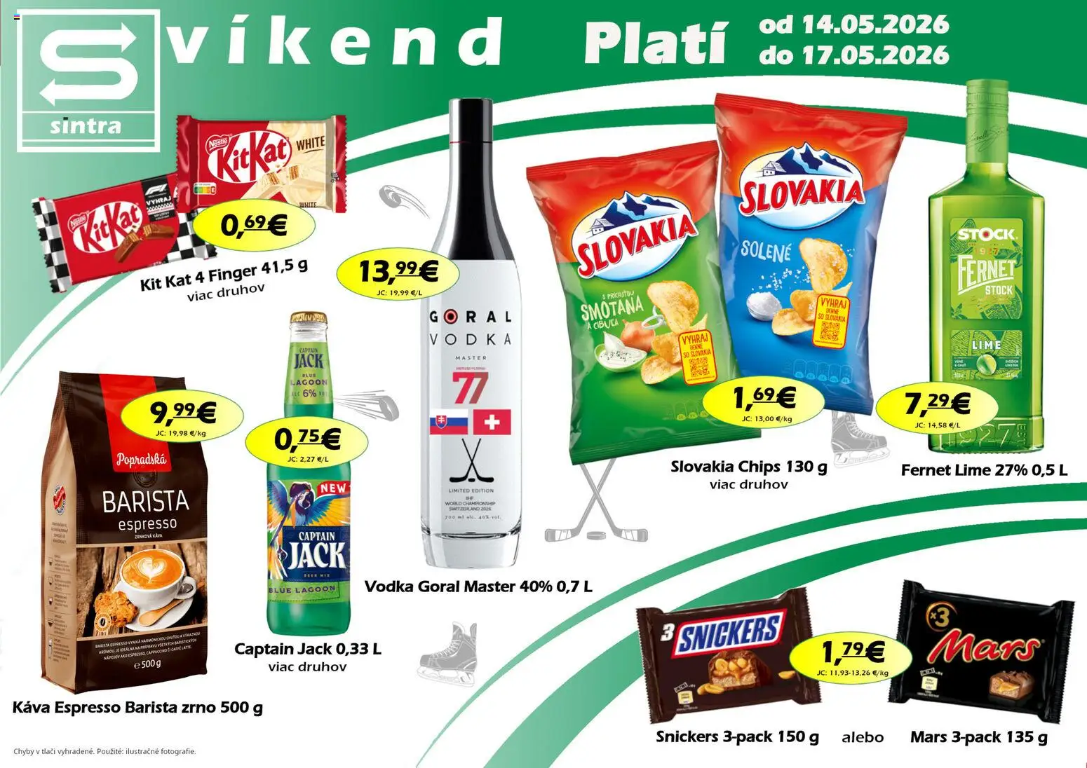 Nové Sintra akcie – leták je platný od 14.05.2026 | Strana: 1