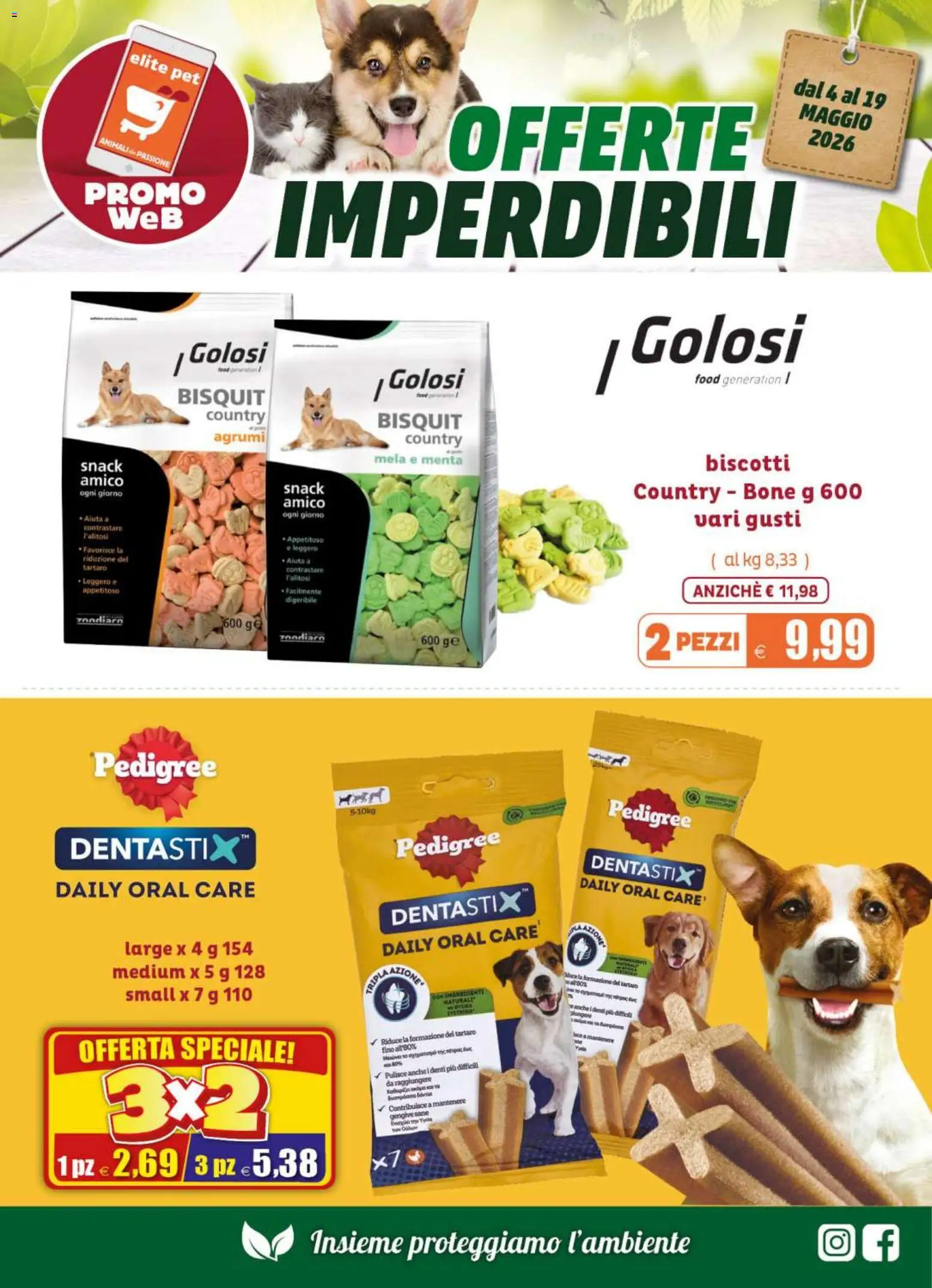 Volantino Elite Supermercati del 04.05.2026 | Pagina: 5 | Prodotti: Biscotti, Agrumi, Menta
