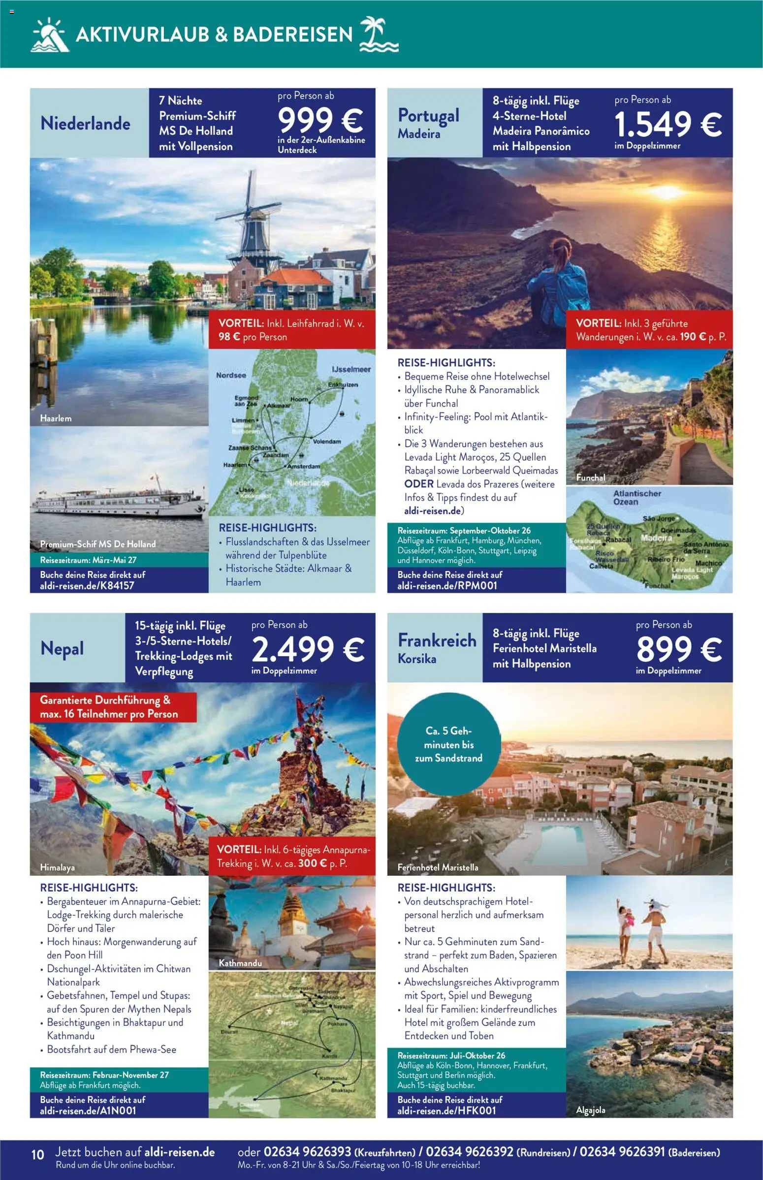 Aldi Reisen Prospekt – gültig ab 01.07.2026 | Seite: 10 | Produkte: Spiel, Uhr