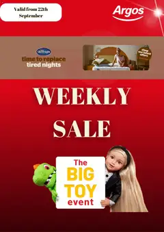 Preview of Argos catalogue valid from 22/09/2026