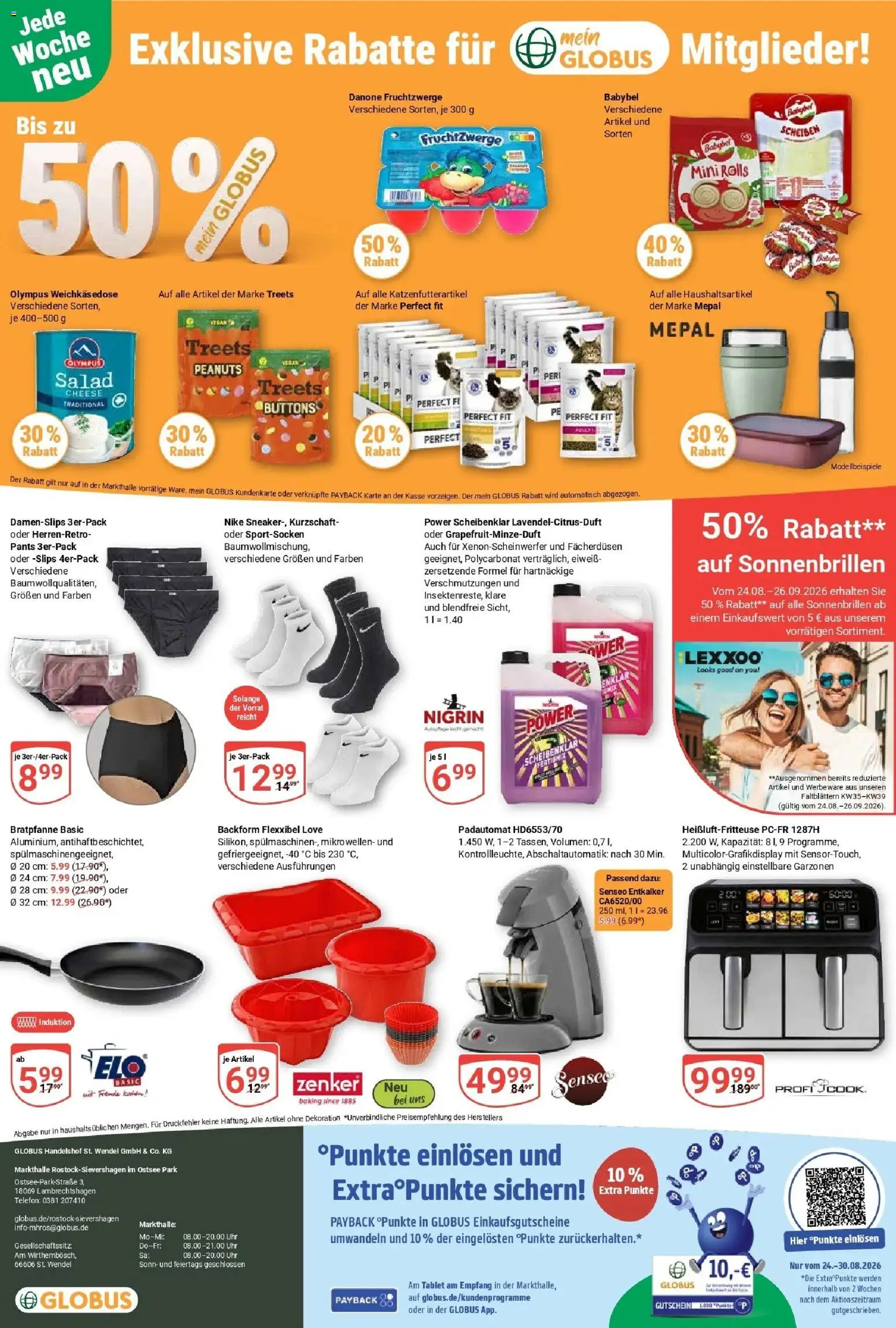 Globus Prospekt Lambrechtshagen (ab 24.08.2026) » Angebote online | Seite: 28 | Produkte: Senseo, Fruchtzwerge, Telefon, Tablet