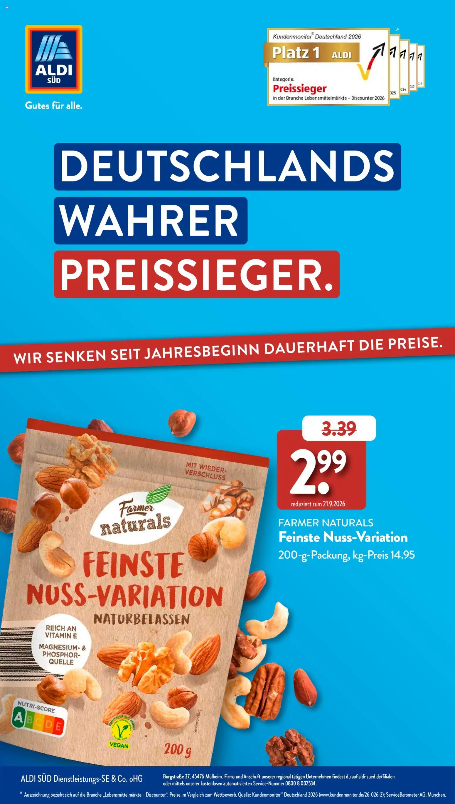 Aldi Süd Sonderprospekt – gültig ab 23.09.2026 | Seite: 1