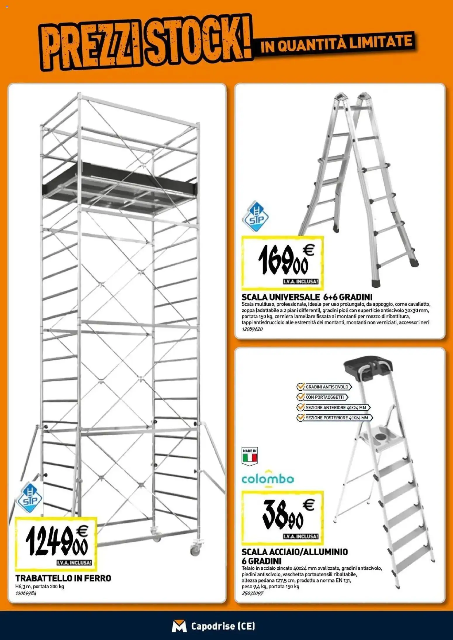 Volantino TECNOMAT del 24/09/2026 | Pagina: 16 | Prodotti: Scala, Ferro