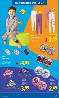 LIDL leidinys galioja nuo 2026.08.24 | Puslapis: 17 | Prekių: Pižama, Tamprės