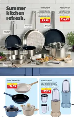Preview of Weekly offers Aldi valid from 13/07/2026 | Page: 12 | Products: Pot, Kitchen, Saucepan, Grill