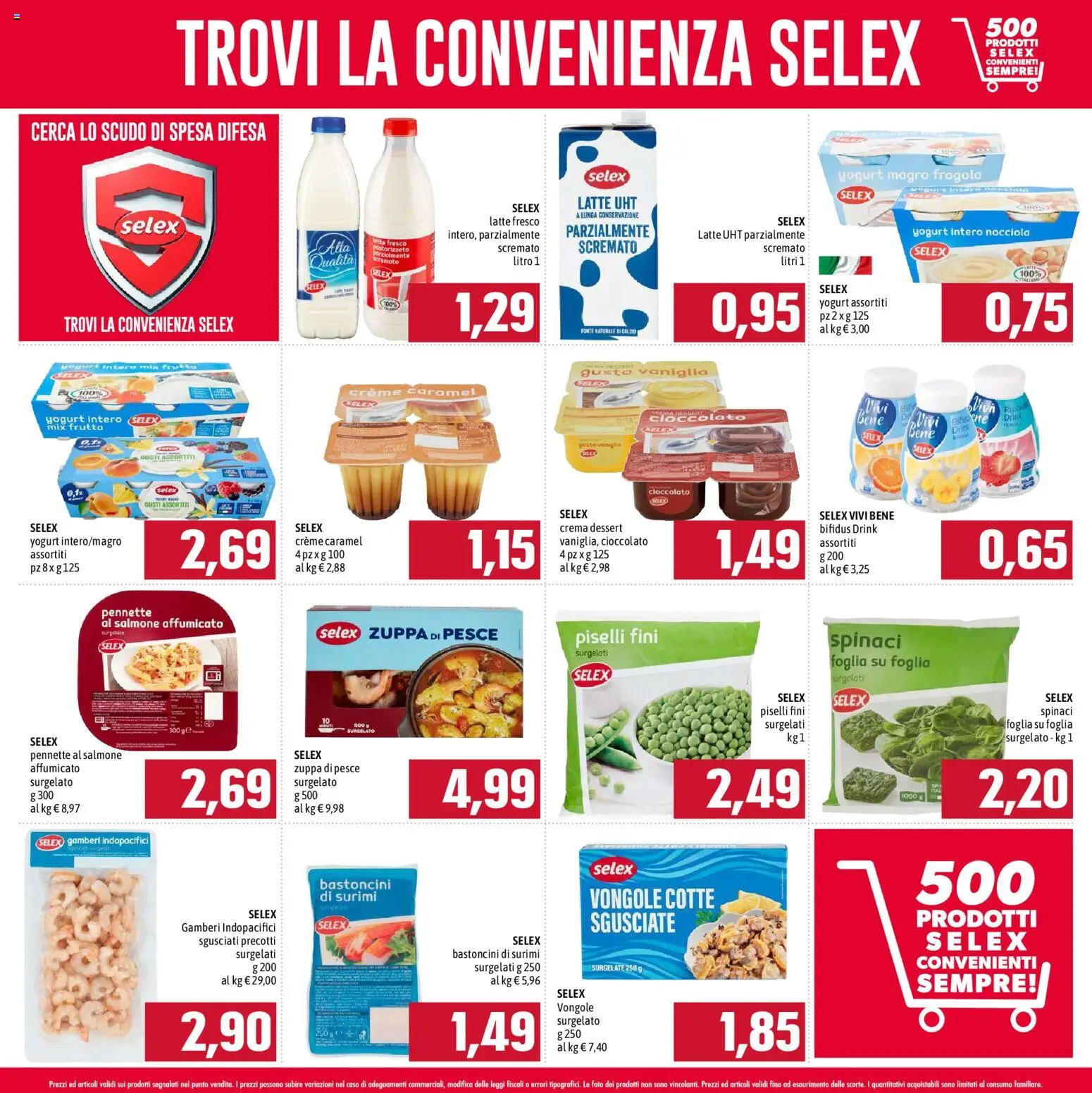 Volantino Emisfero del 21/09/2026 | Pagina: 3 | Prodotti: Yogurt, Gamberi, Yogurt magro, Piselli