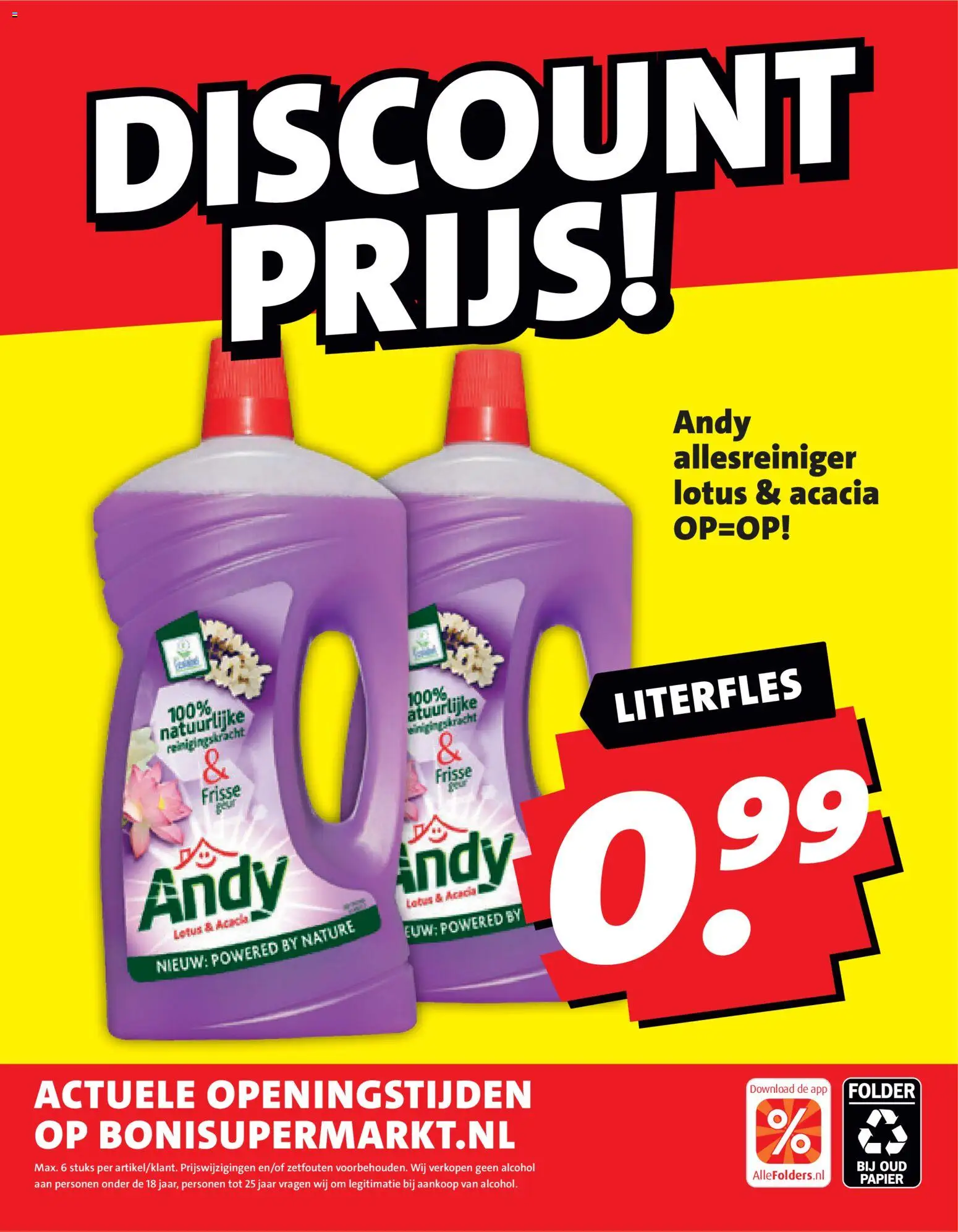 {H1} | Pagina: 34 | Producten: Lotus, Allesreiniger, Papier, Alcohol