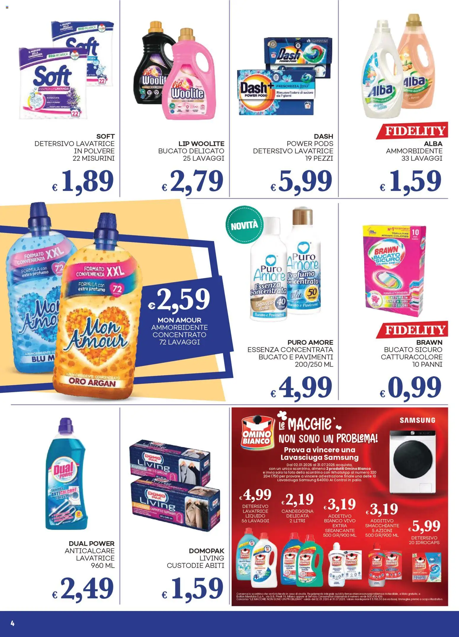 Volantino Pilato del 12.05.2026 | Pagina: 4 | Prodotti: Abiti, Candeggina, Lavanda, Profumo
