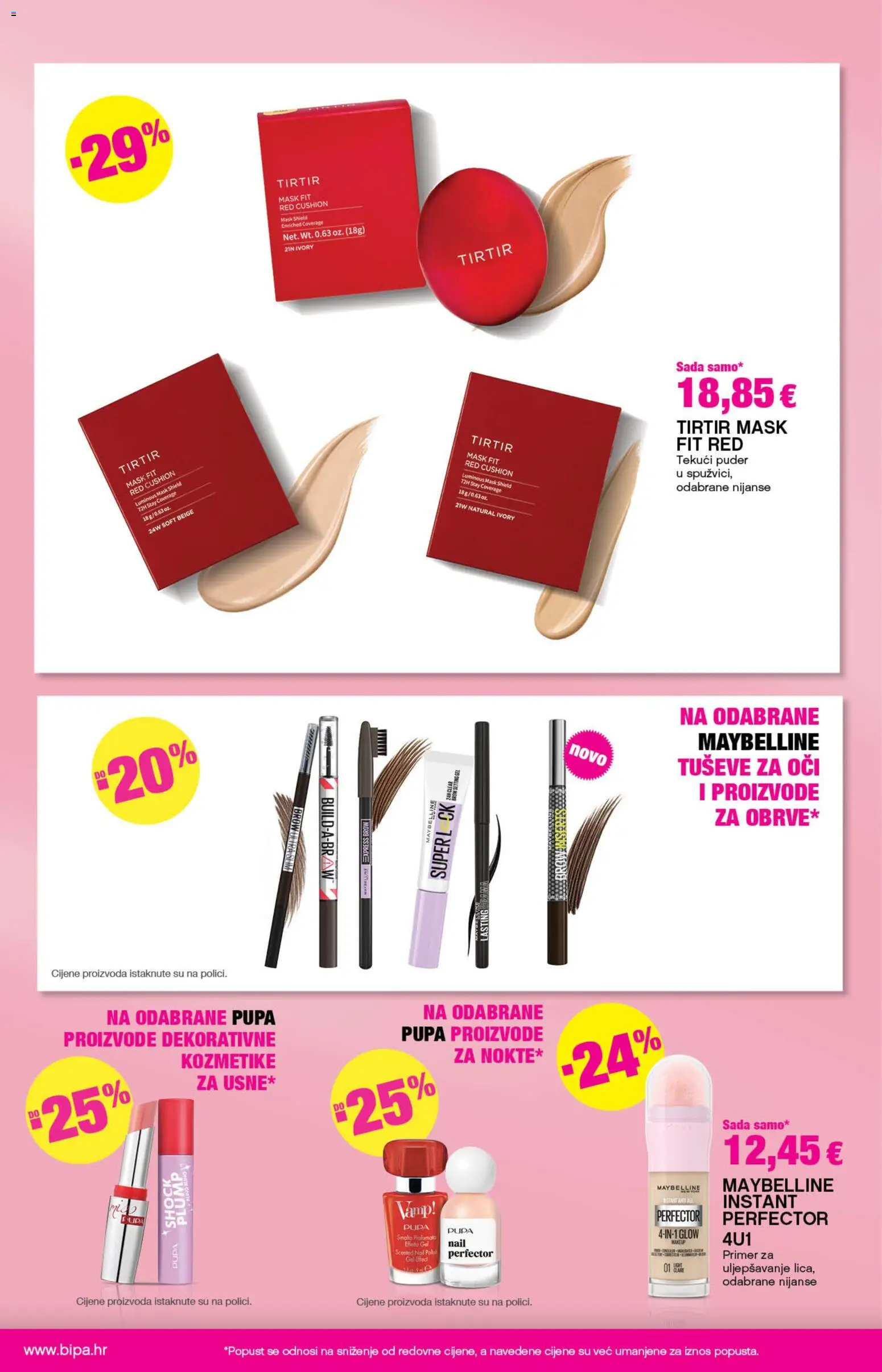 Bipa katalog | vrijedi od 29.10.2026 | Stranica: 8 | Proizvodi: Primer, Puder, Maybelline