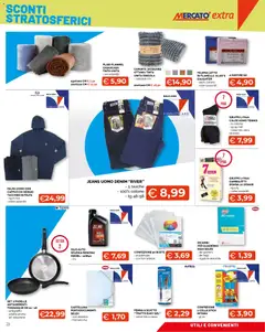 Anteprima del volantino Mercatò volantino Extra valido a partire dal 17/09/2026 | Pagina: 23 | Prodotti: Jeans, Gambaletti, Quaderno, Letto